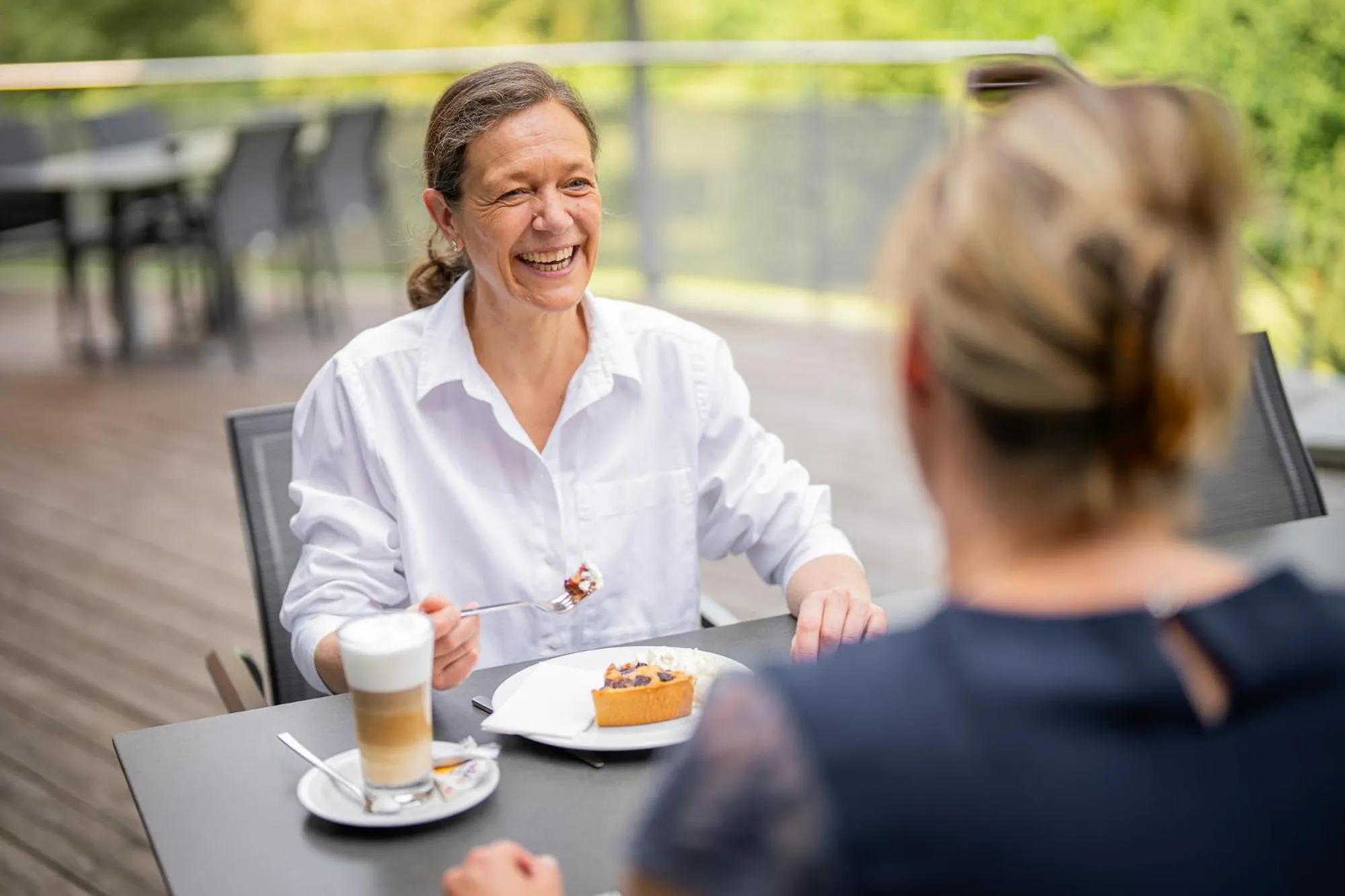 Balcony/Terrace in Swiss Heidi Hotel