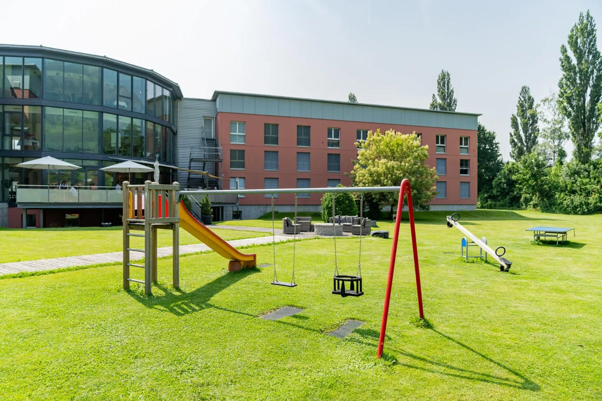 Children play ground in Swiss Heidi Hotel