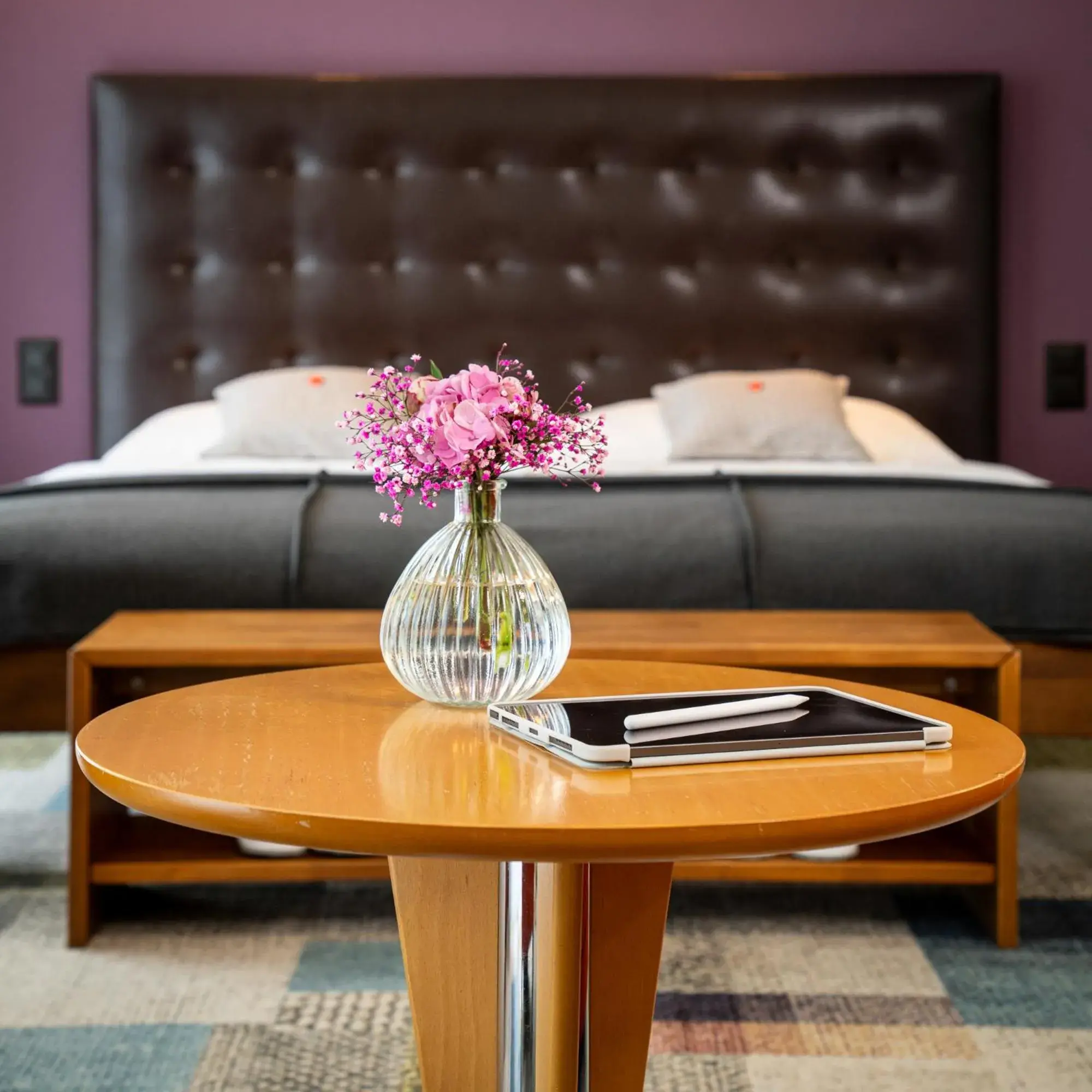 Bed in Swiss Heidi Hotel Bed in Swiss Heidi Hotel