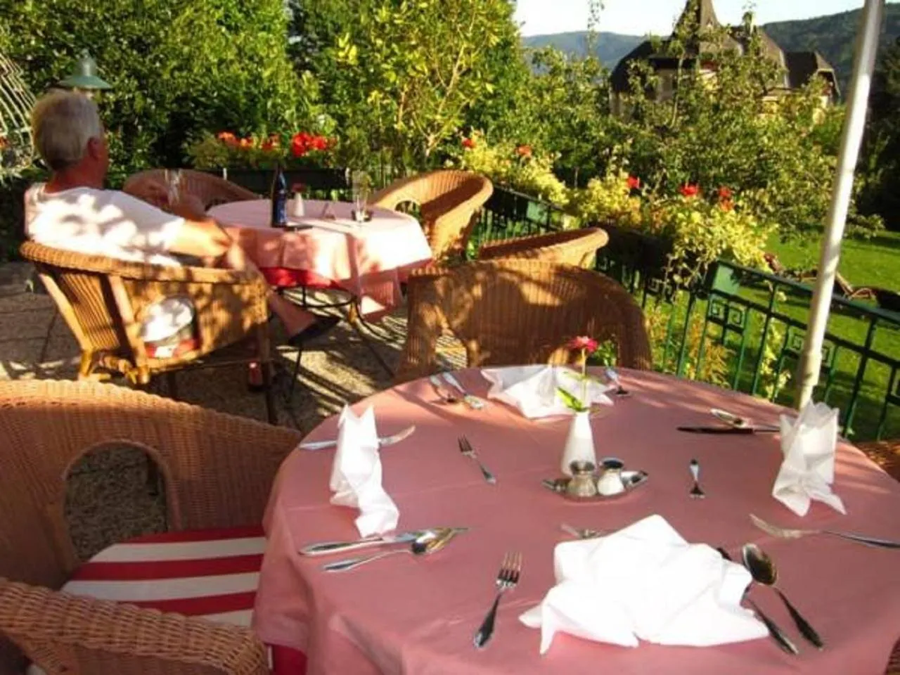 Garden view in Hotel Posthof