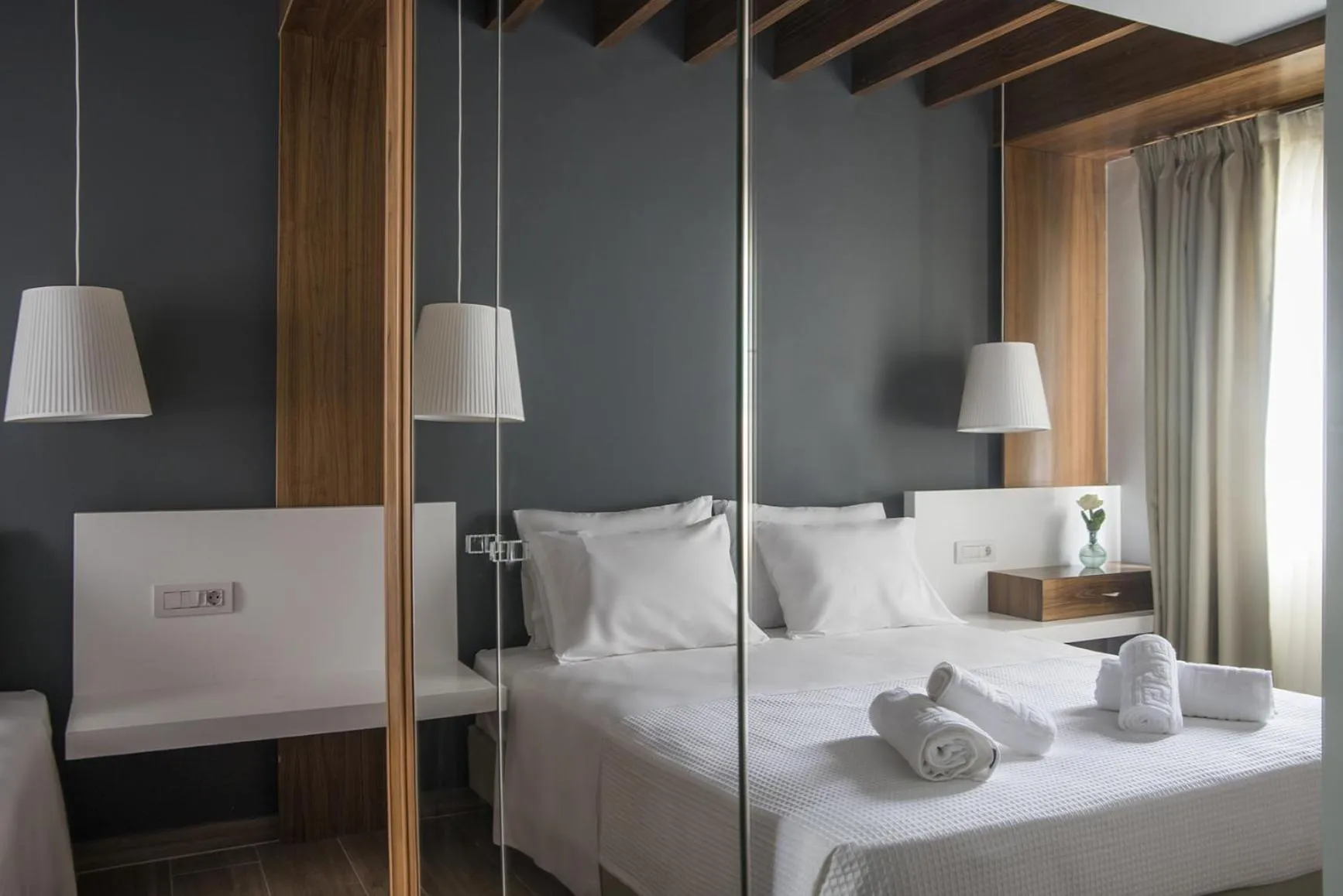 Bed in AD Athens Luxury Rooms & Suites