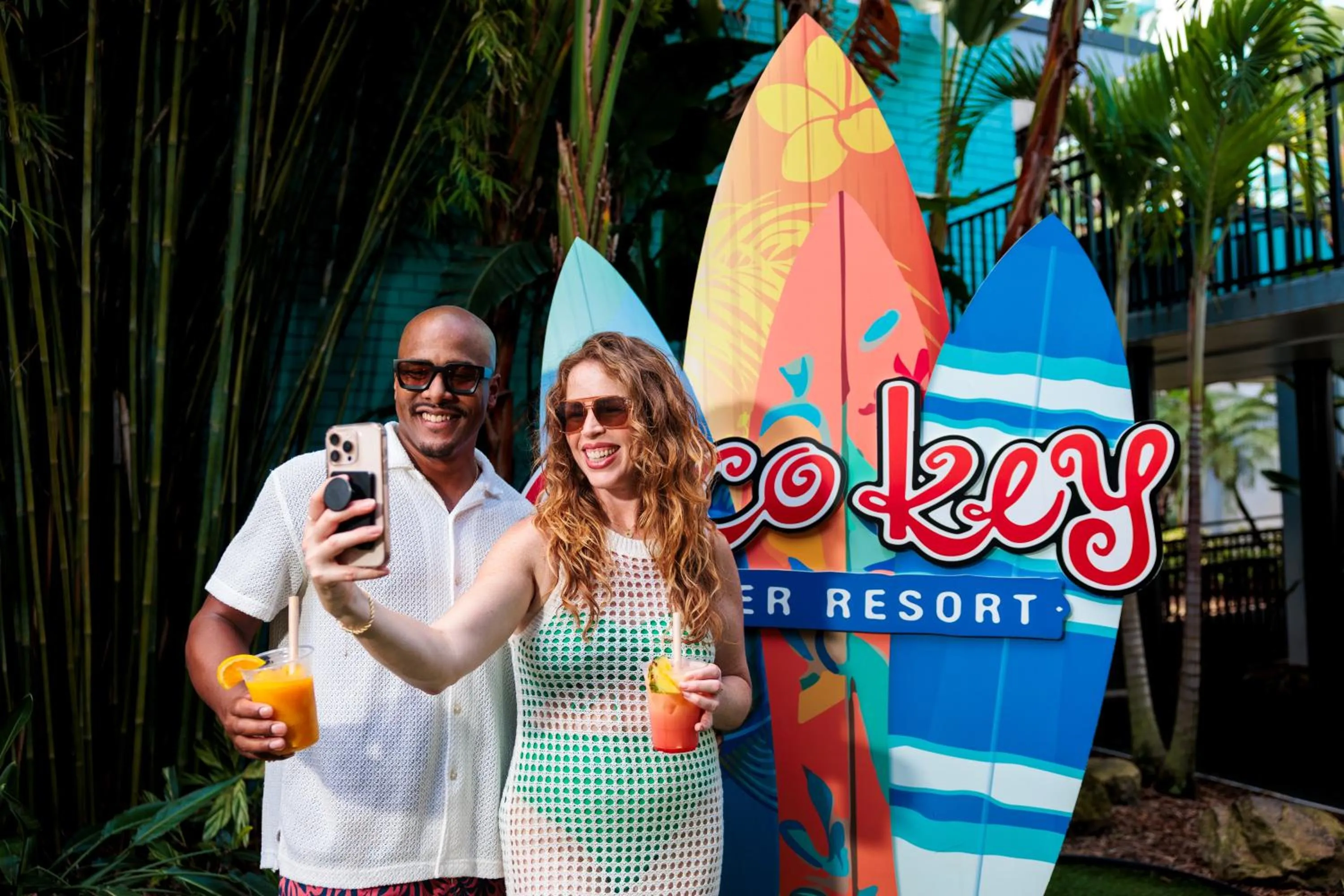 People in Coco Key Hotel & Water Park Resort