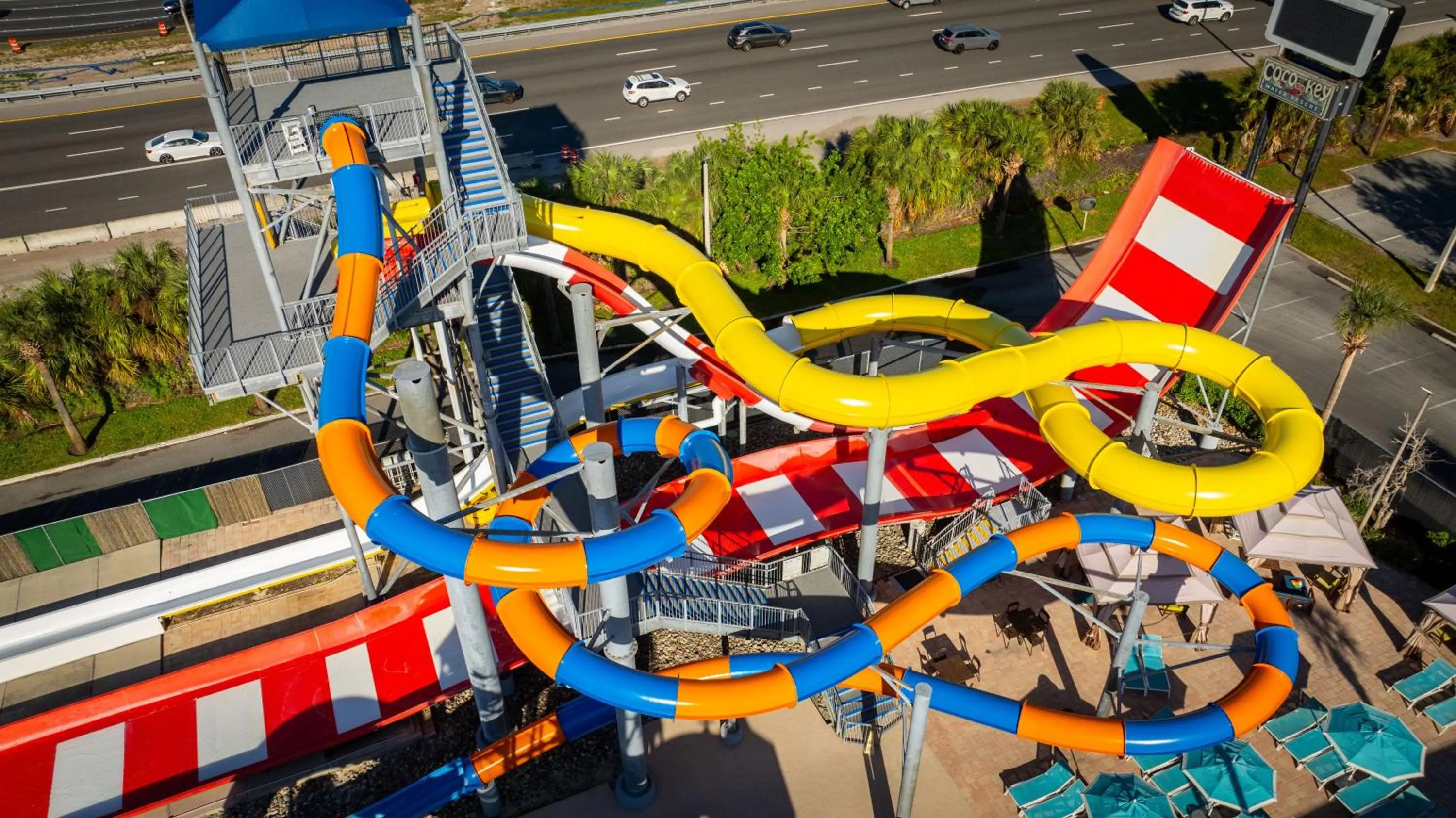 Aqua park in Coco Key Hotel & Water Park Resort