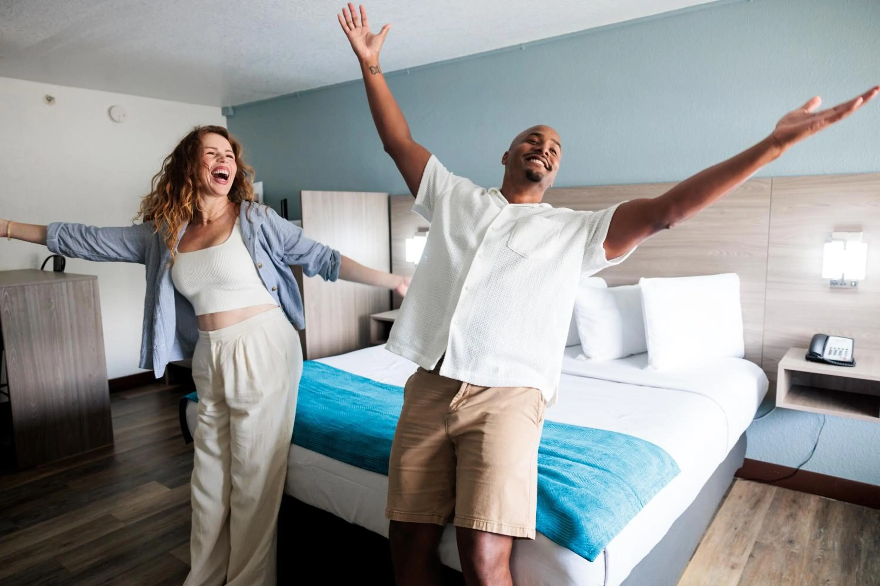 Bed in Coco Key Hotel & Water Park Resort