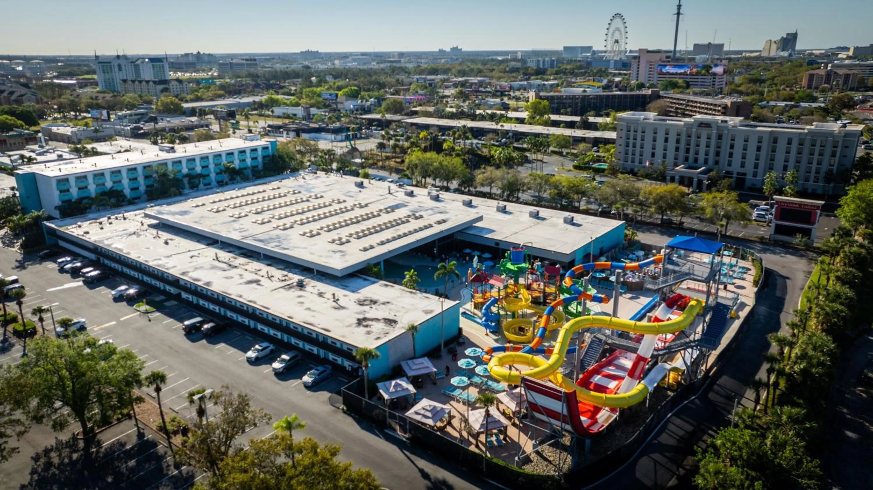 Property building in Coco Key Hotel & Water Park Resort