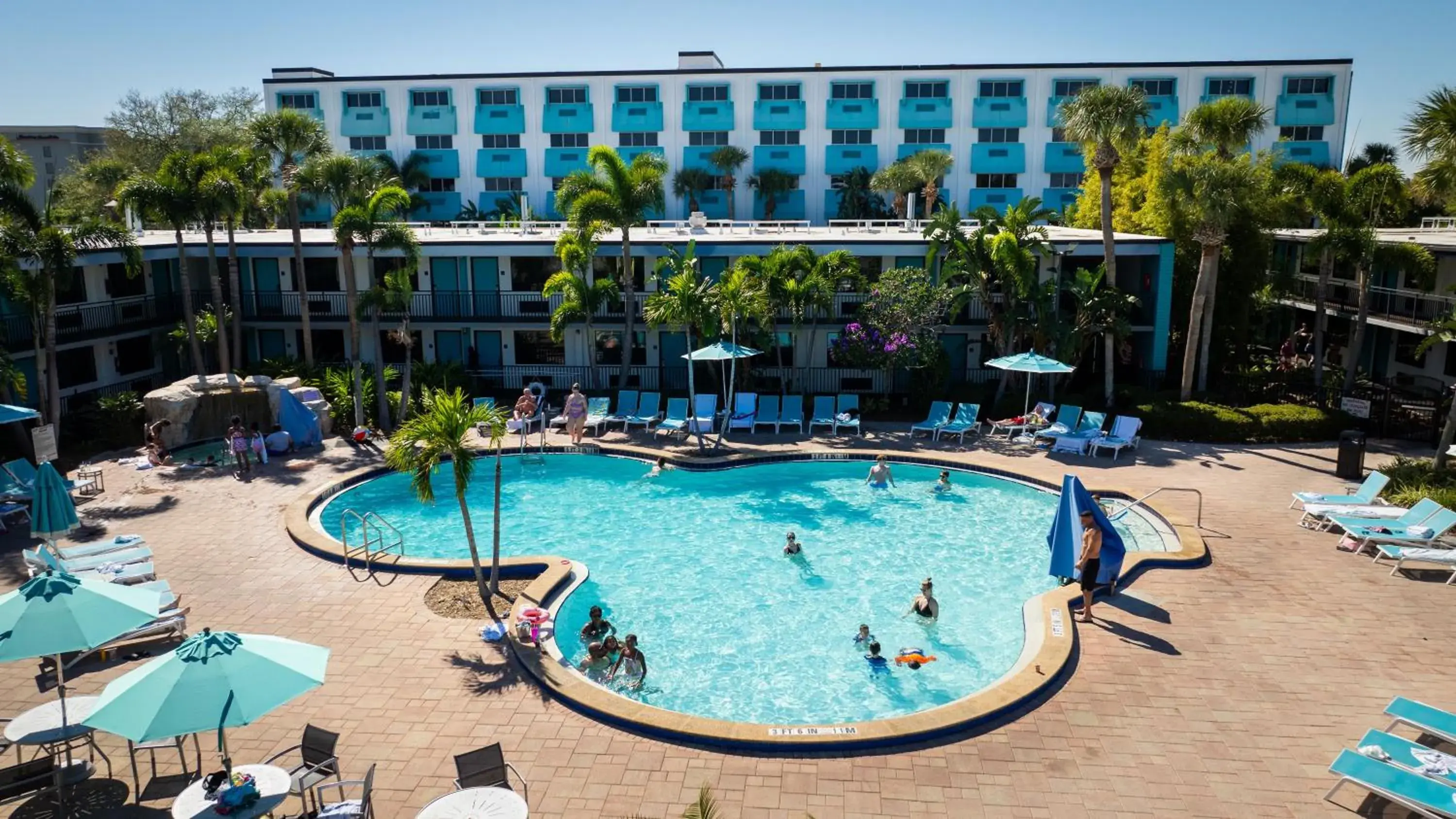 Pool view in Coco Key Hotel & Water Park Resort Pool view in Coco Key Hotel & Water Park Resort