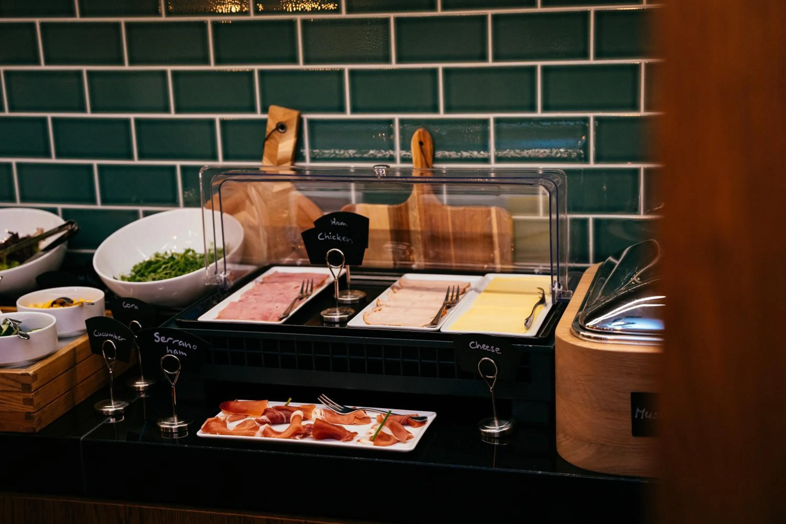 Buffet breakfast in The Hendrick's Hotel