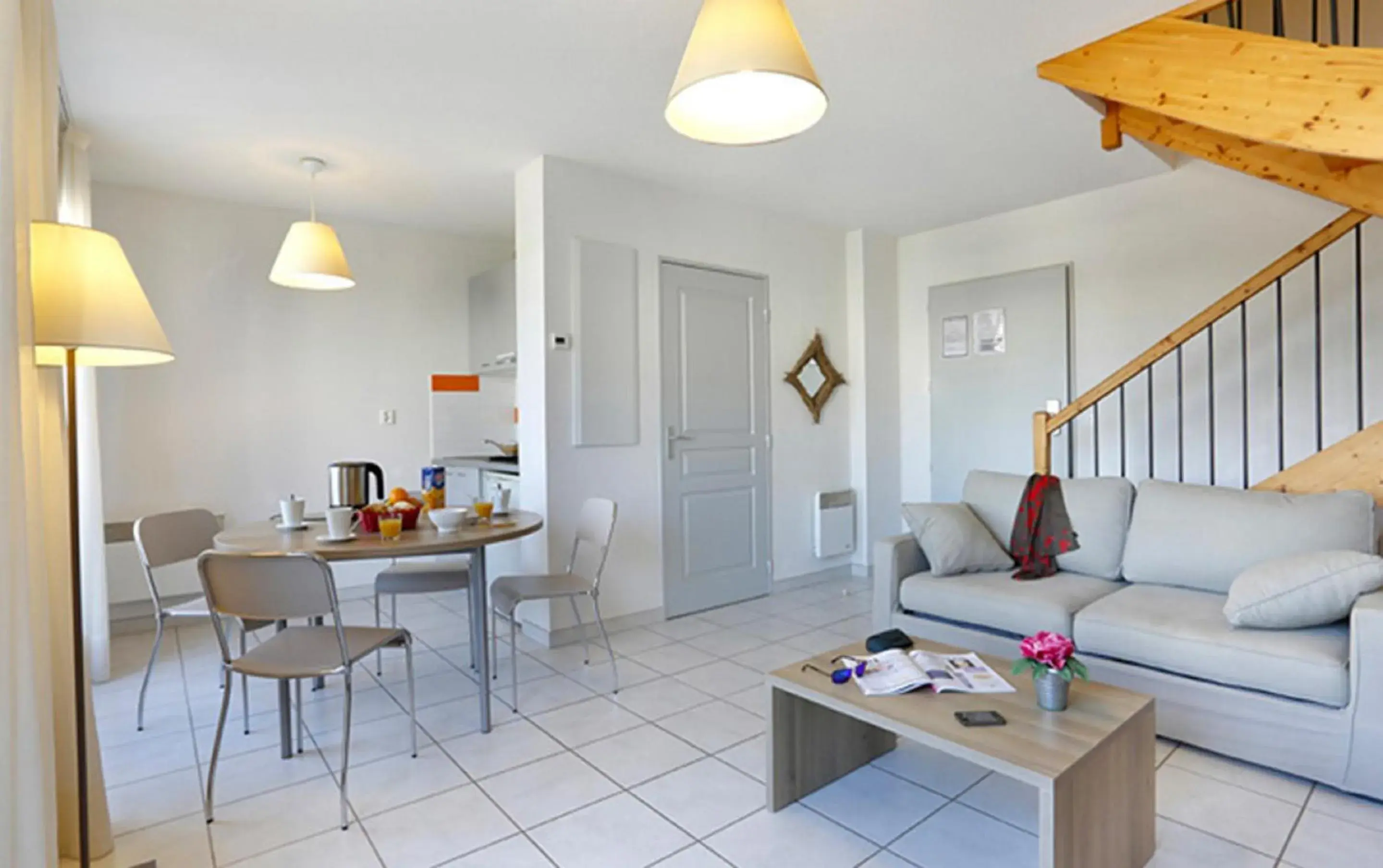 Living room in Vacancéole - Résidence Cap Camargue Living room in Vacancéole - Résidence Cap Camargue