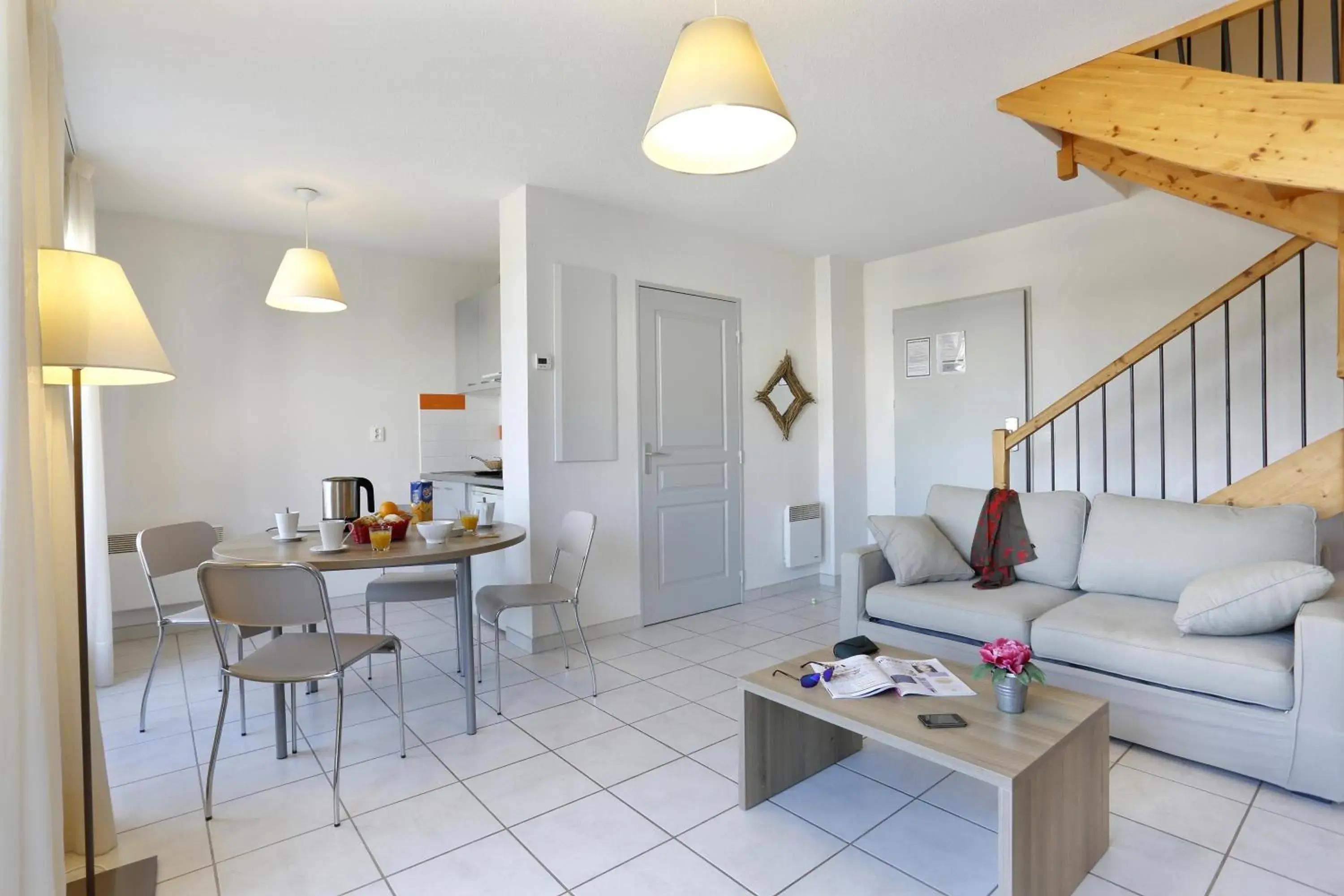 Living room in Vacancéole - Résidence Cap Camargue Living room in Vacancéole - Résidence Cap Camargue