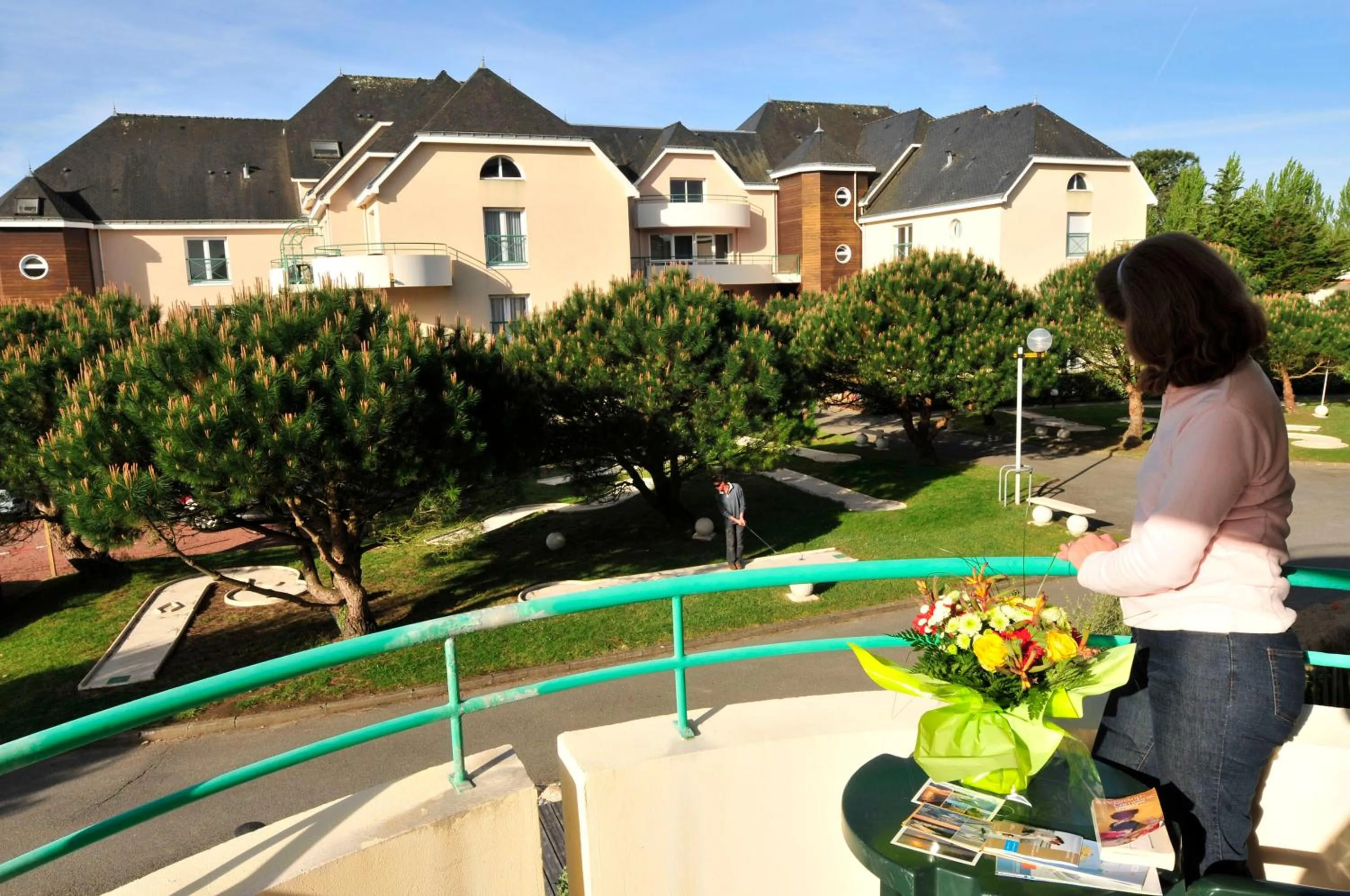 Balcony/Terrace in Azureva Pornichet Baie de La Baule