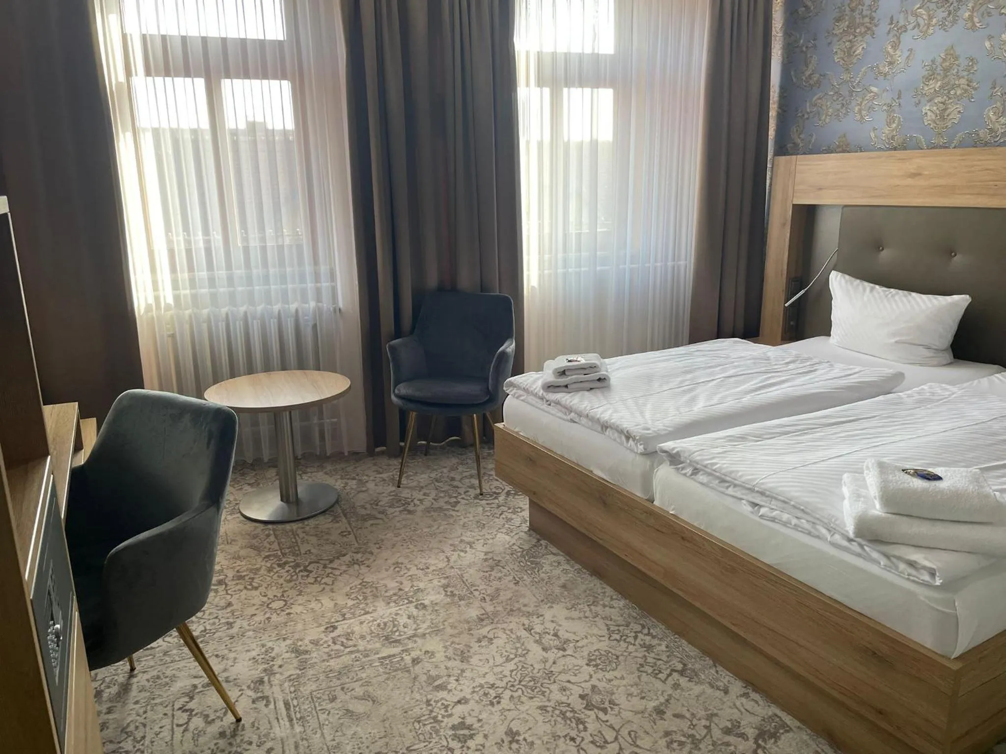 Bed in Hotel Schwarzer Adler Tangermünde