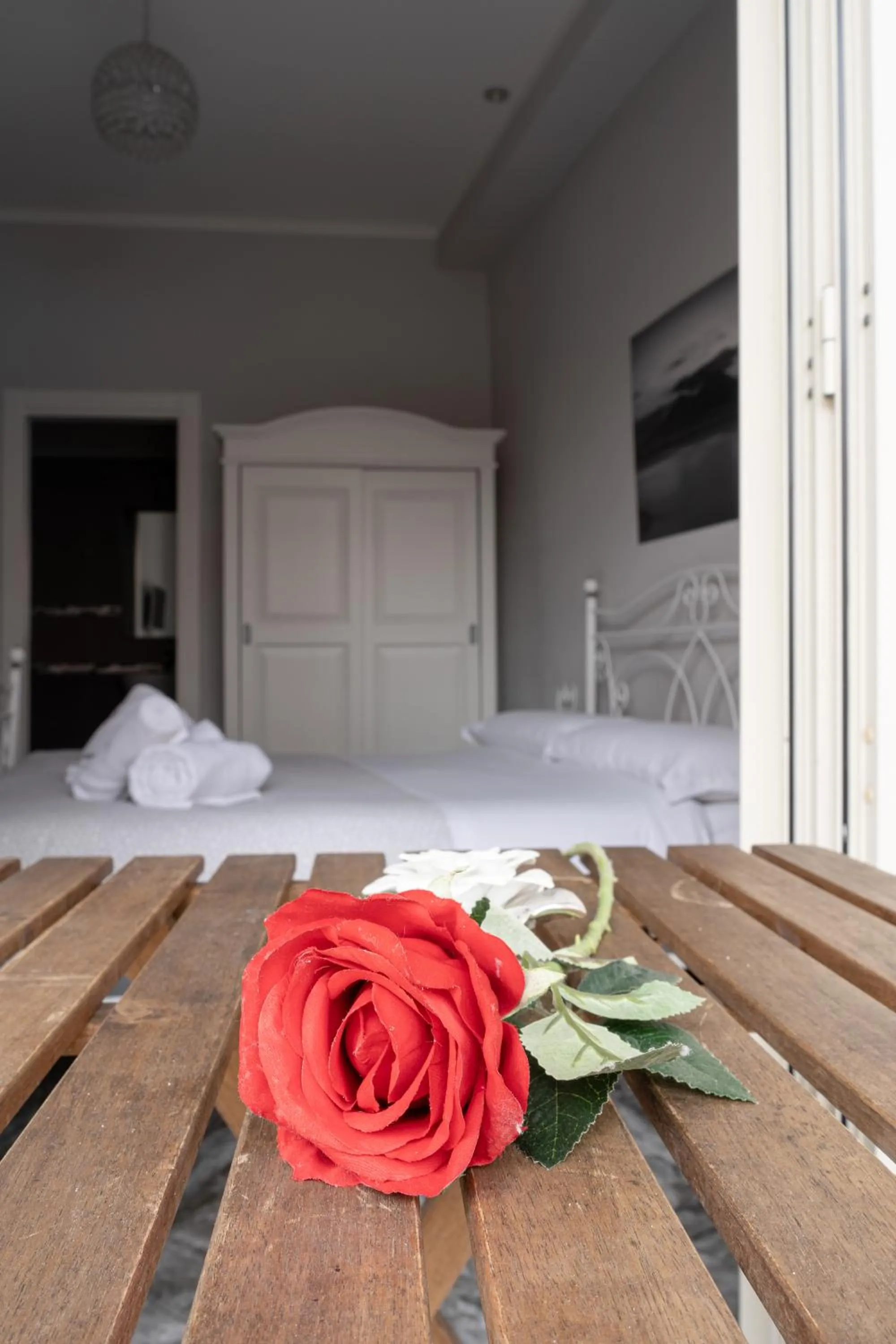 Double or Twin Room with Terrace - Separate Building in B&B Università