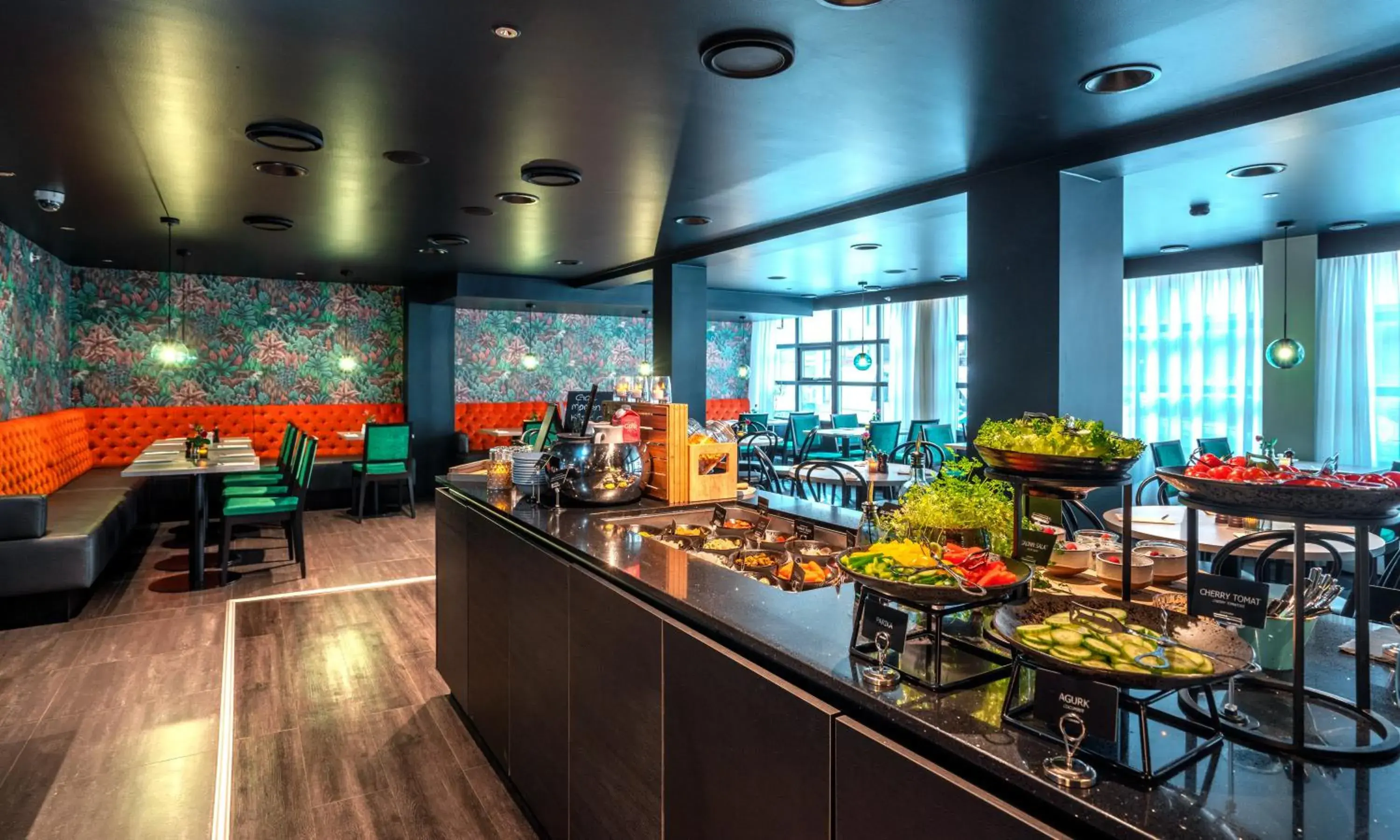 Buffet breakfast in Thon Hotel Hammerfest Buffet breakfast in Thon Hotel Hammerfest