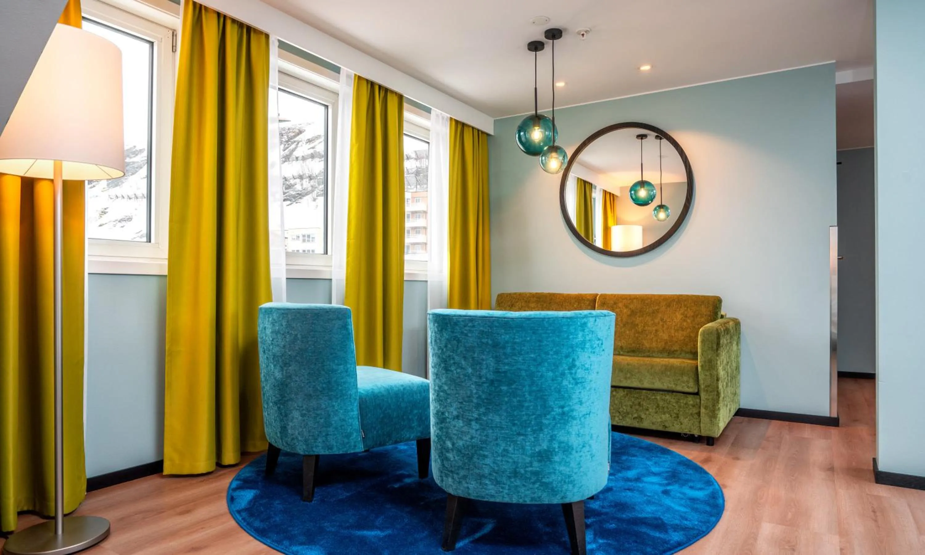 Seating area in Thon Hotel Hammerfest