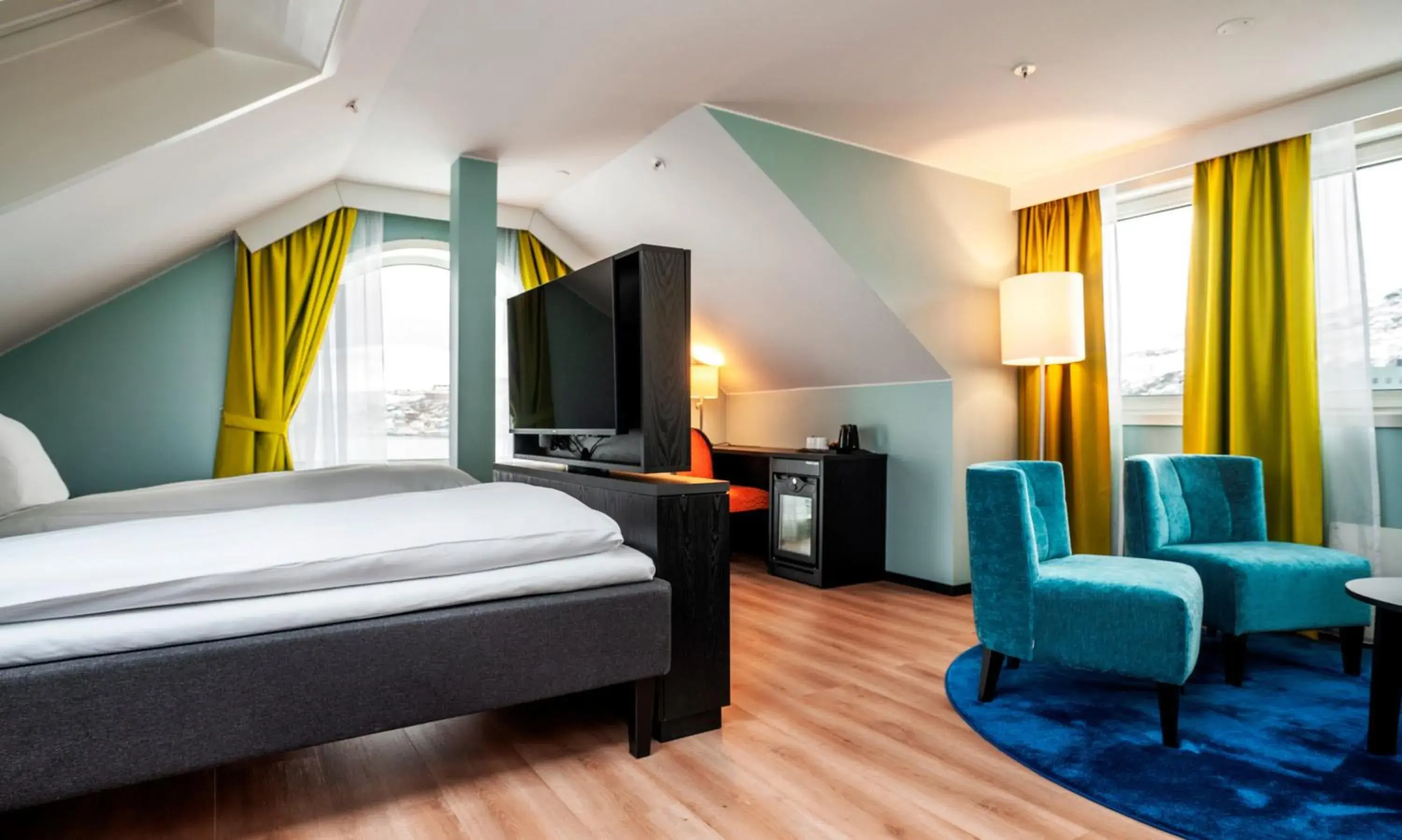 Photo of the whole room, Bed in Thon Hotel Hammerfest Photo of the whole room, Bed in Thon Hotel Hammerfest