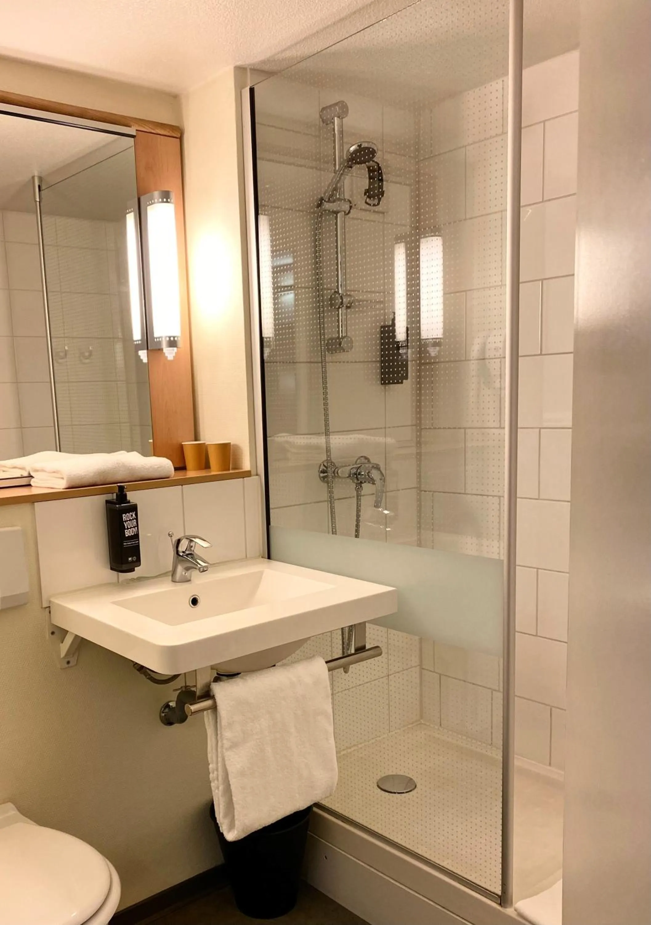 Bathroom in IBIS Lyon Sud Chasse Sur Rhône