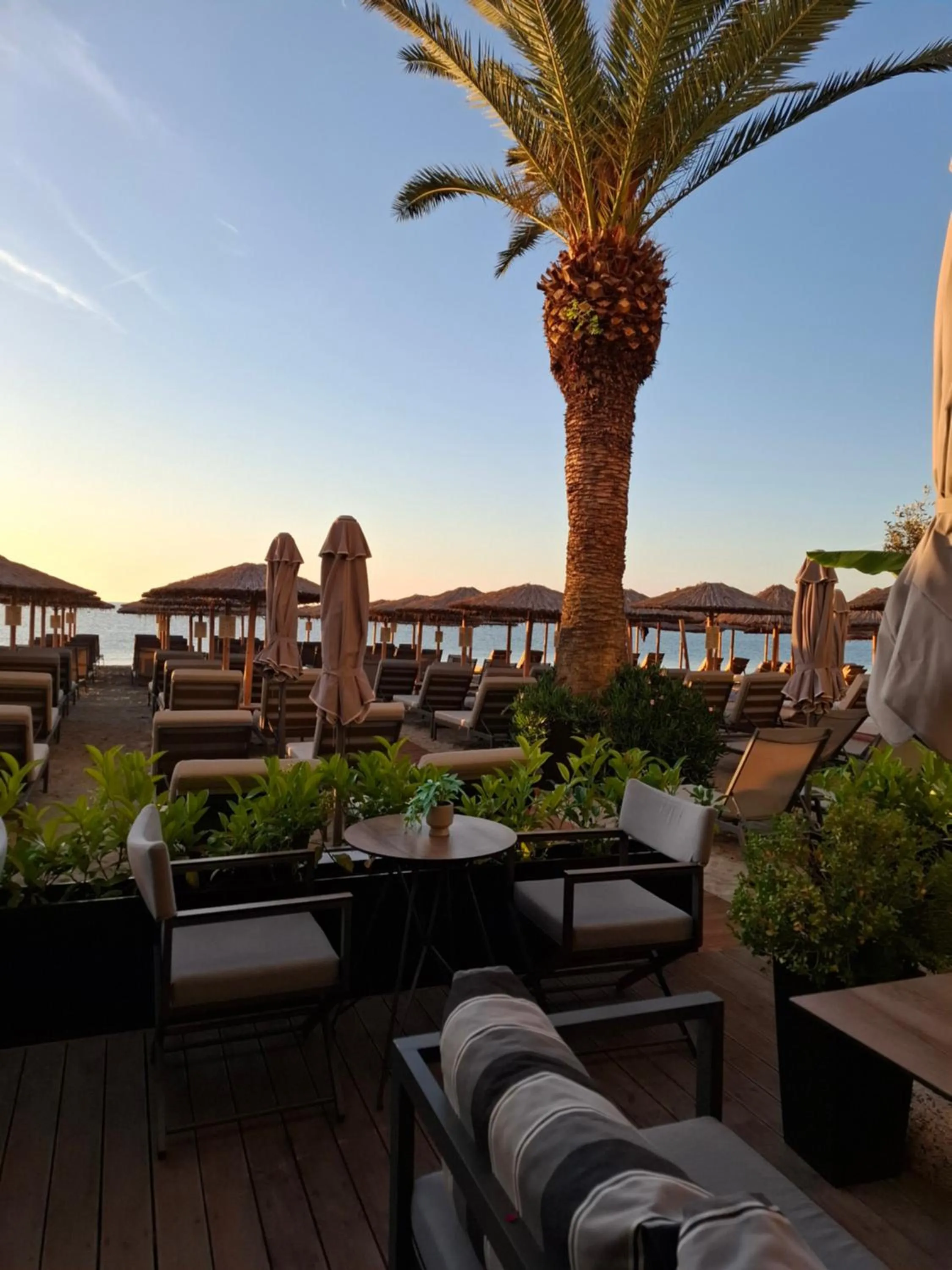 sunbed in Hotel Avra