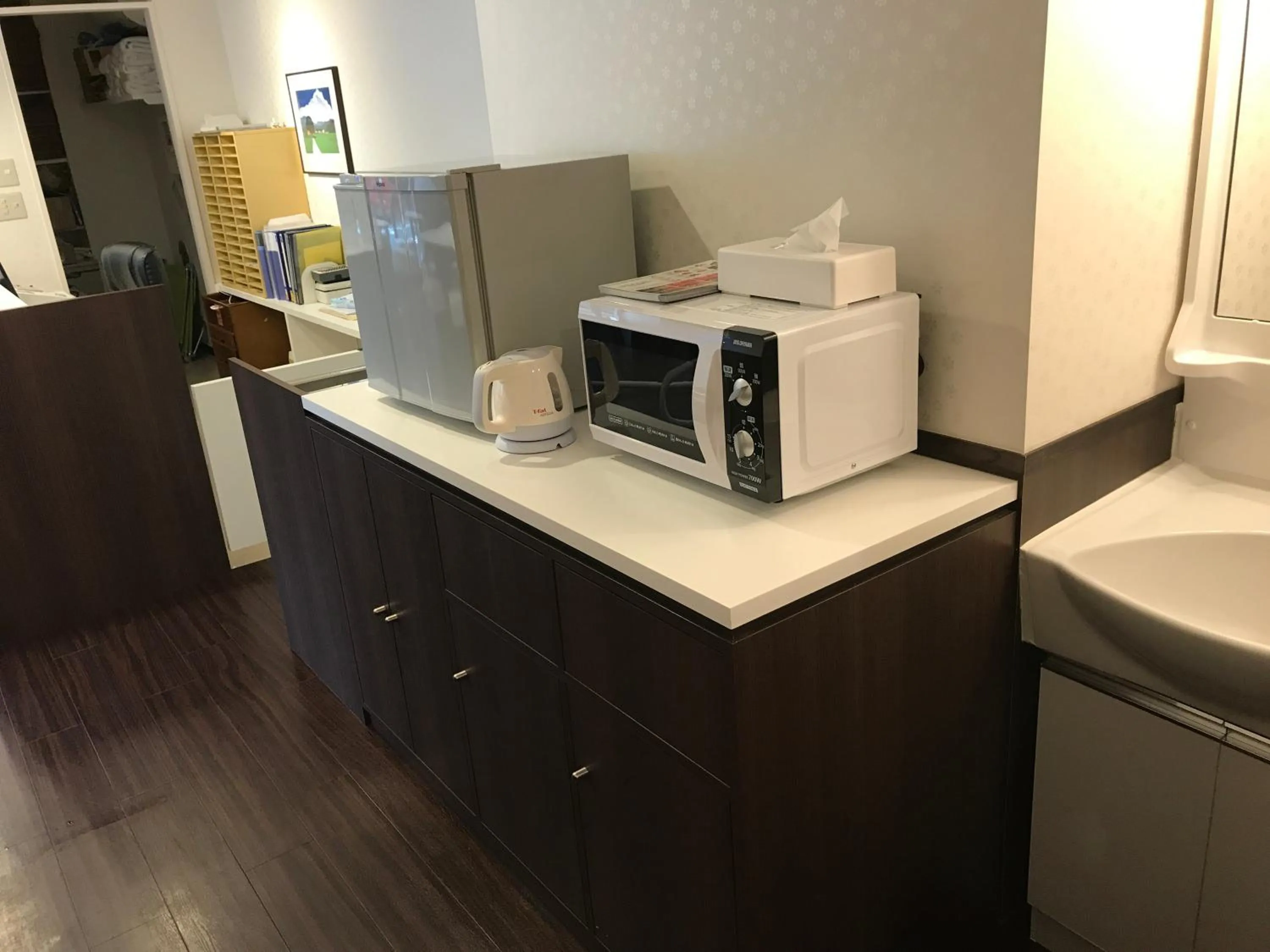 Communal lounge/ TV room in Hotel Owl Tokyo Nippori