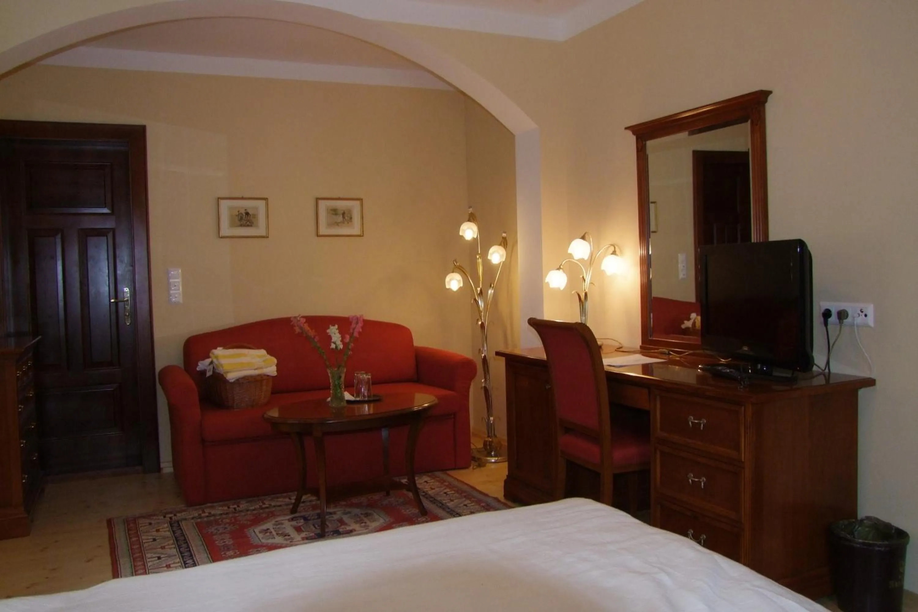 Bed in Hotel See-Villa