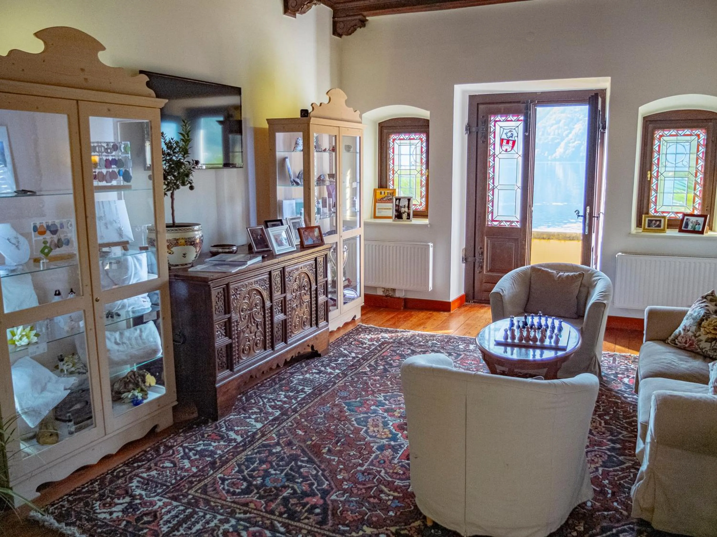 Lobby or reception in Hotel See-Villa