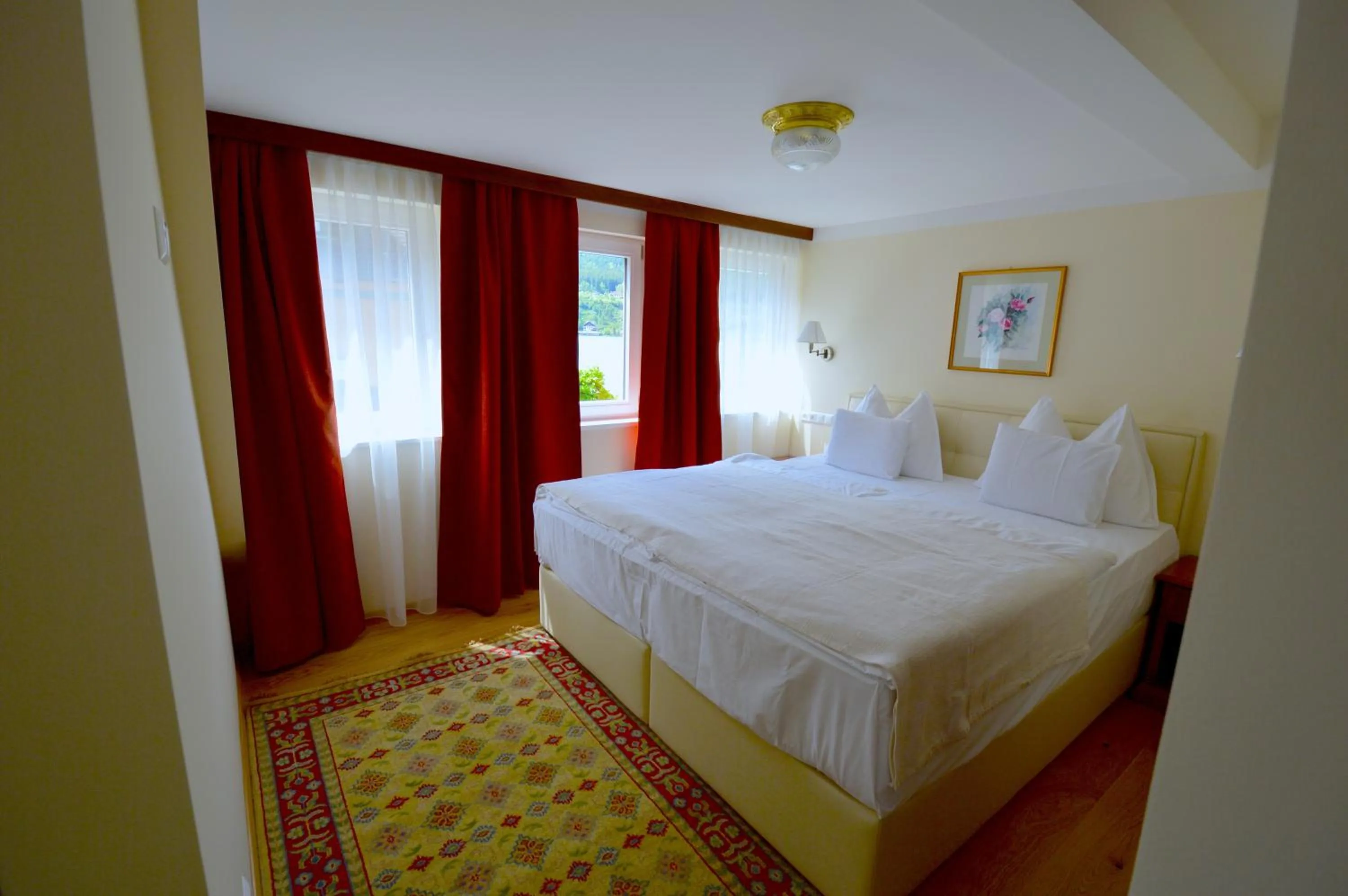 Bedroom, Bed in Hotel See-Villa