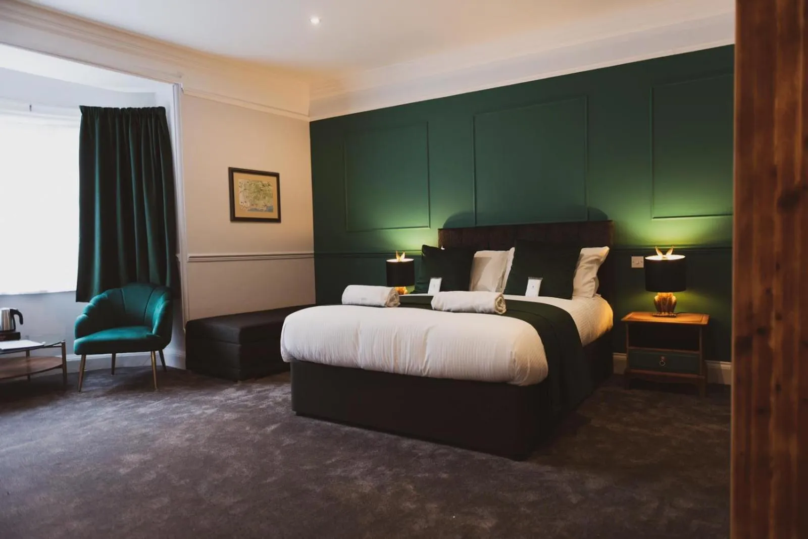 Photo of the whole room, Bed in The Stag Hotel, Restaurant and Bar