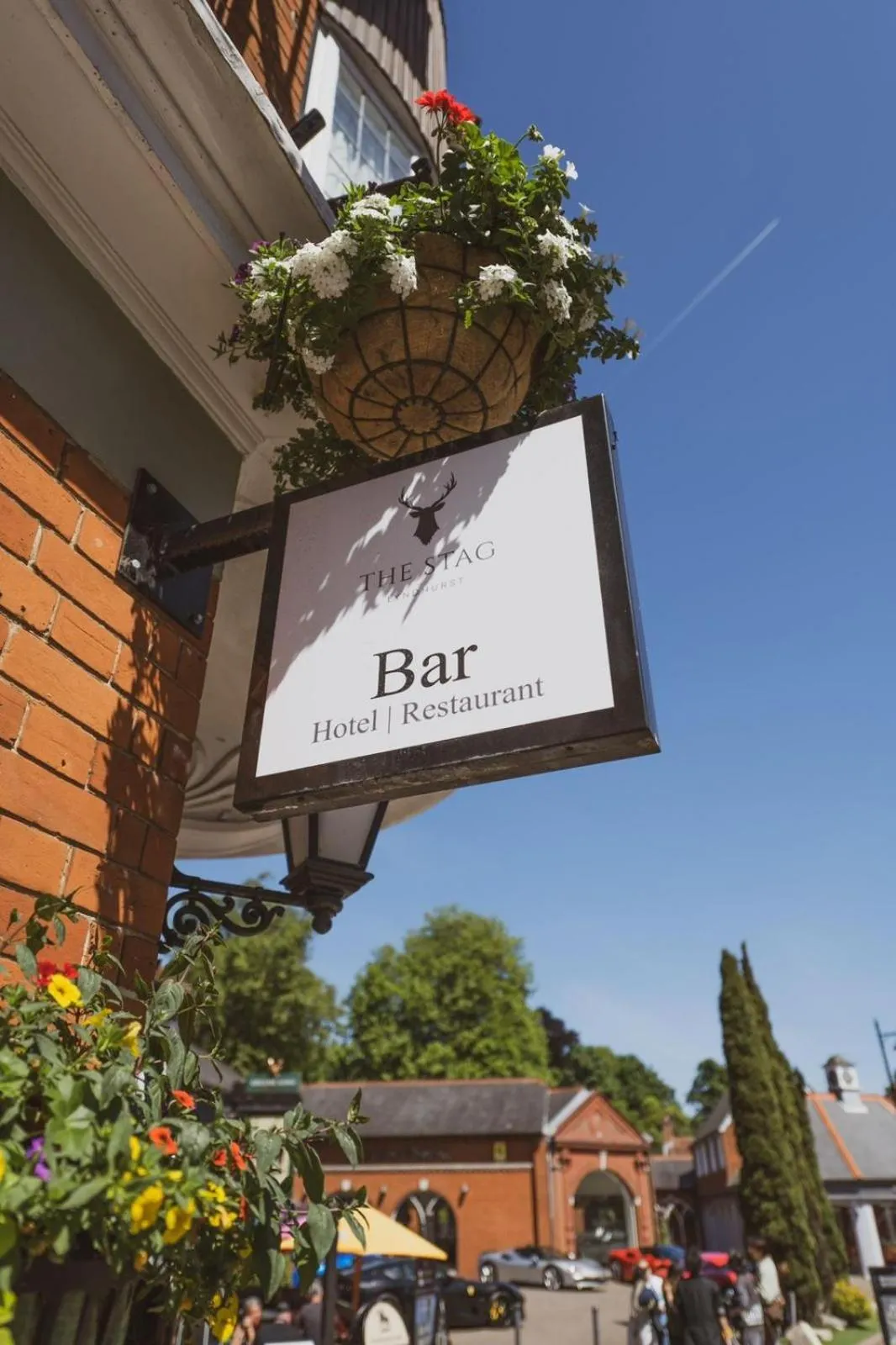 Street view in The Stag Hotel, Restaurant and Bar