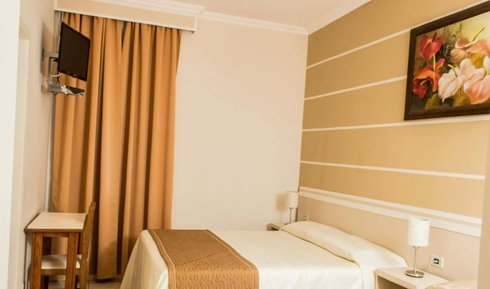 Bed in Pousada Cataratas