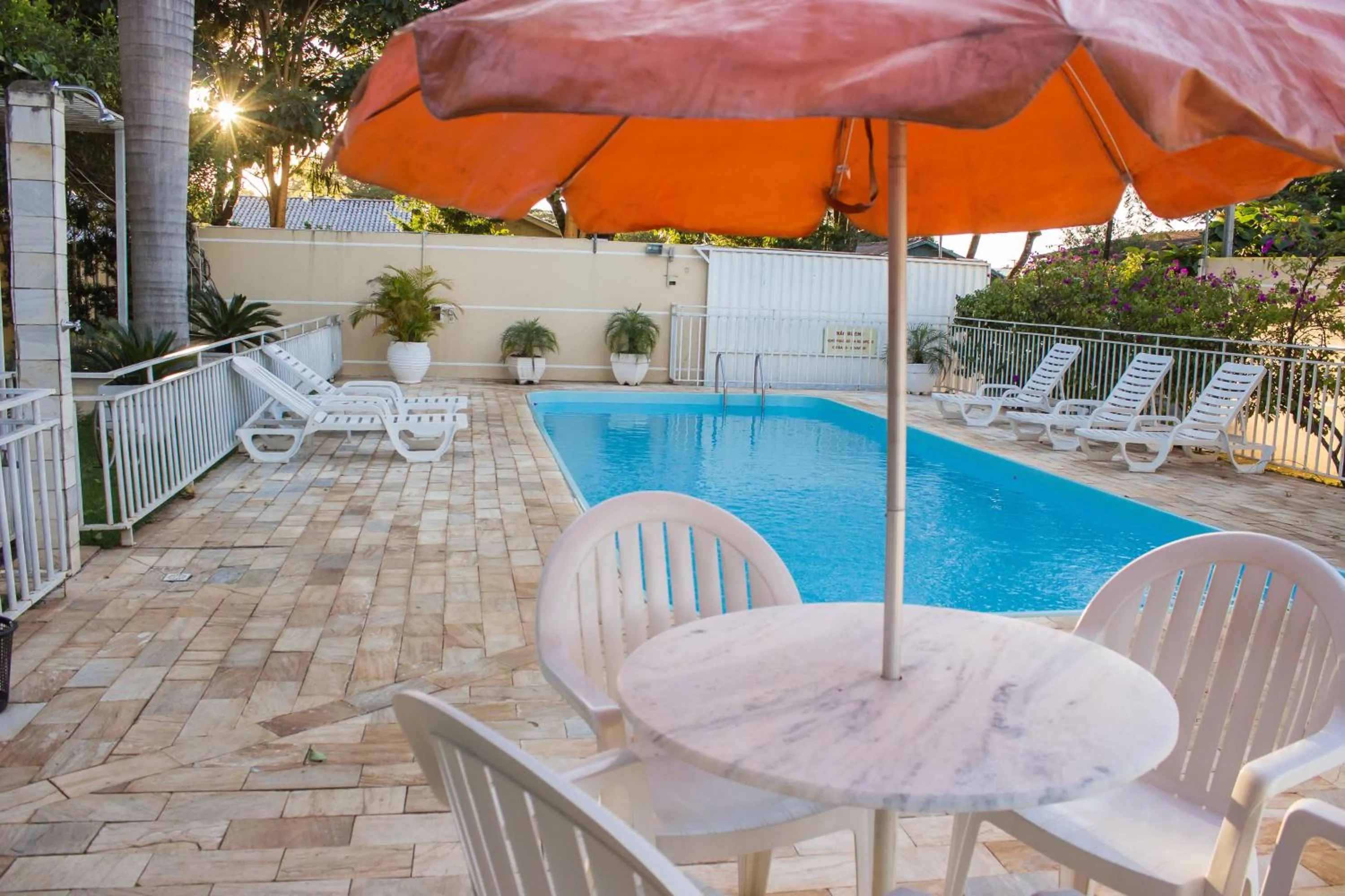 Swimming pool in Pousada Cataratas