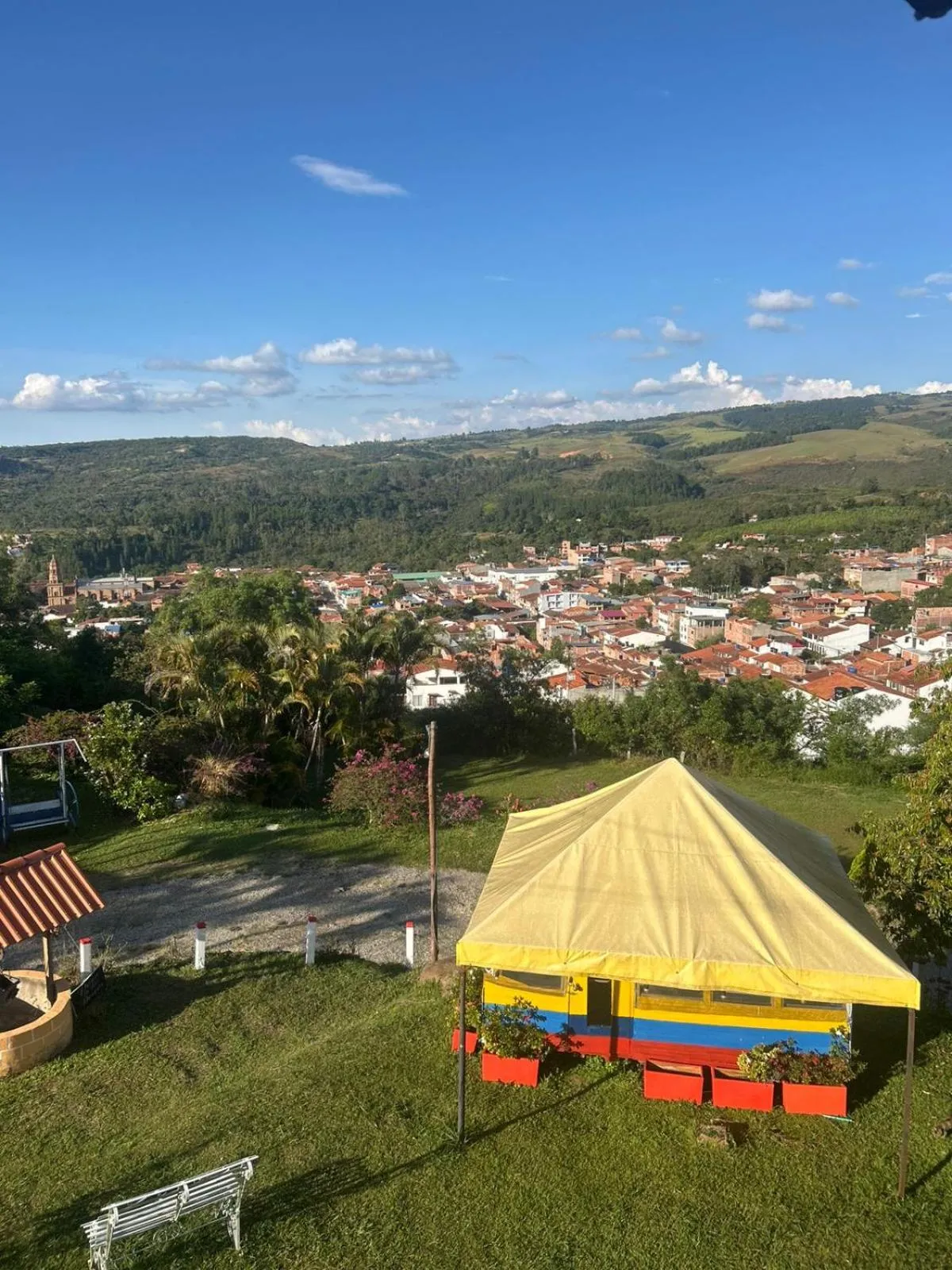 Natural landscape in Hotel Campestre la Loma curiti