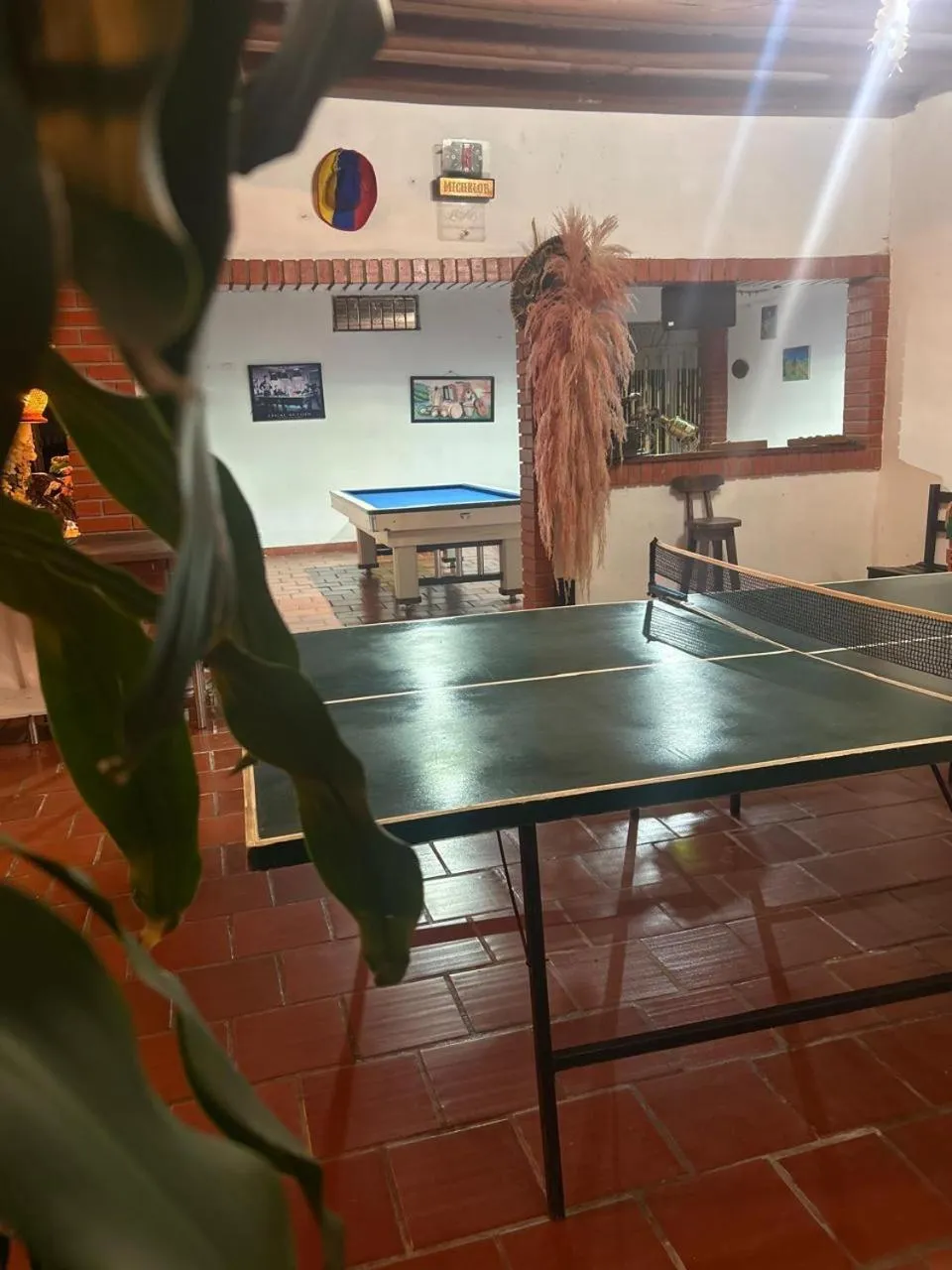 Game Room in Hotel Campestre la Loma curiti