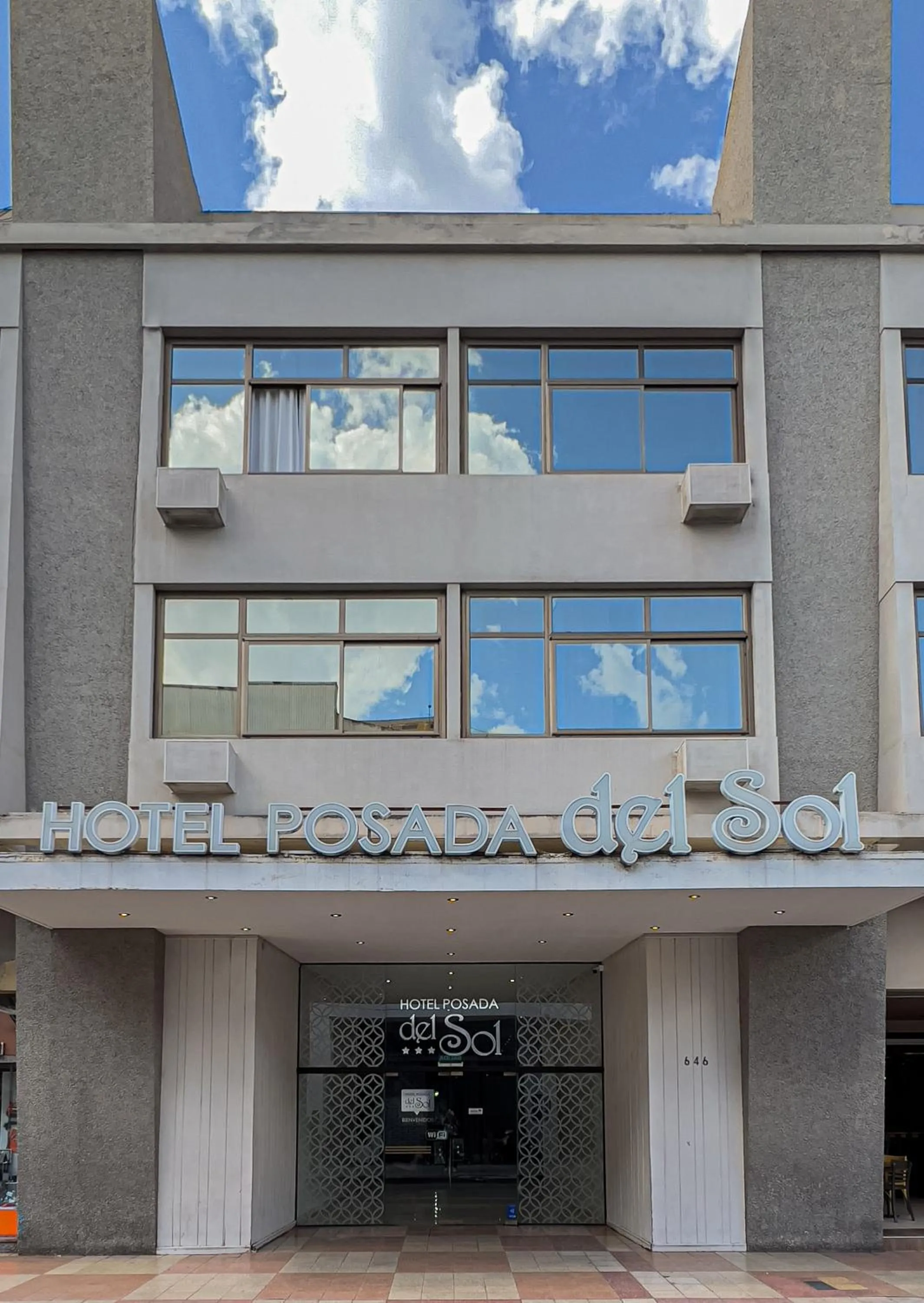 Property building in Hotel Posada Del Sol