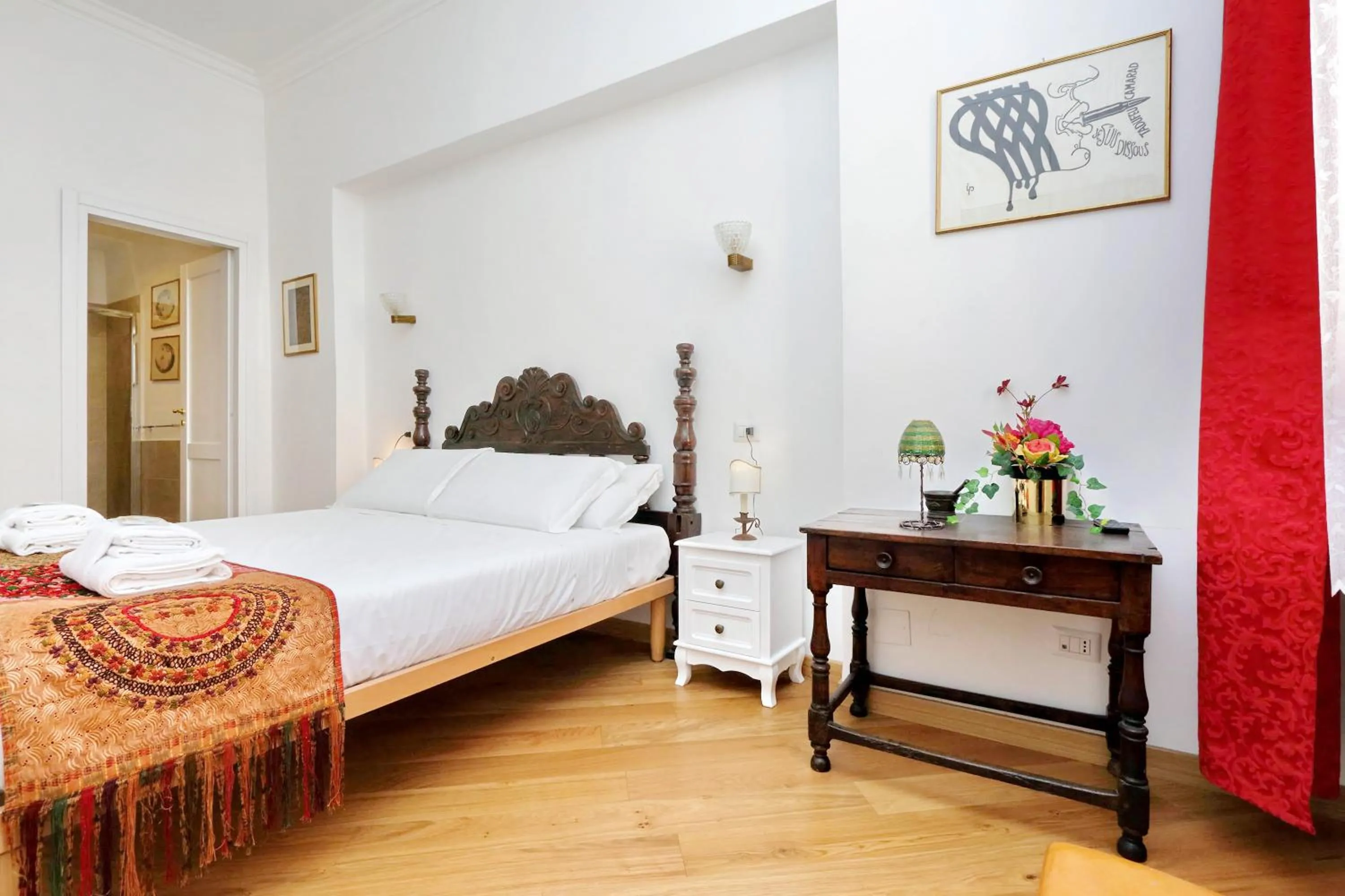 Bedroom, Bed in Sistina