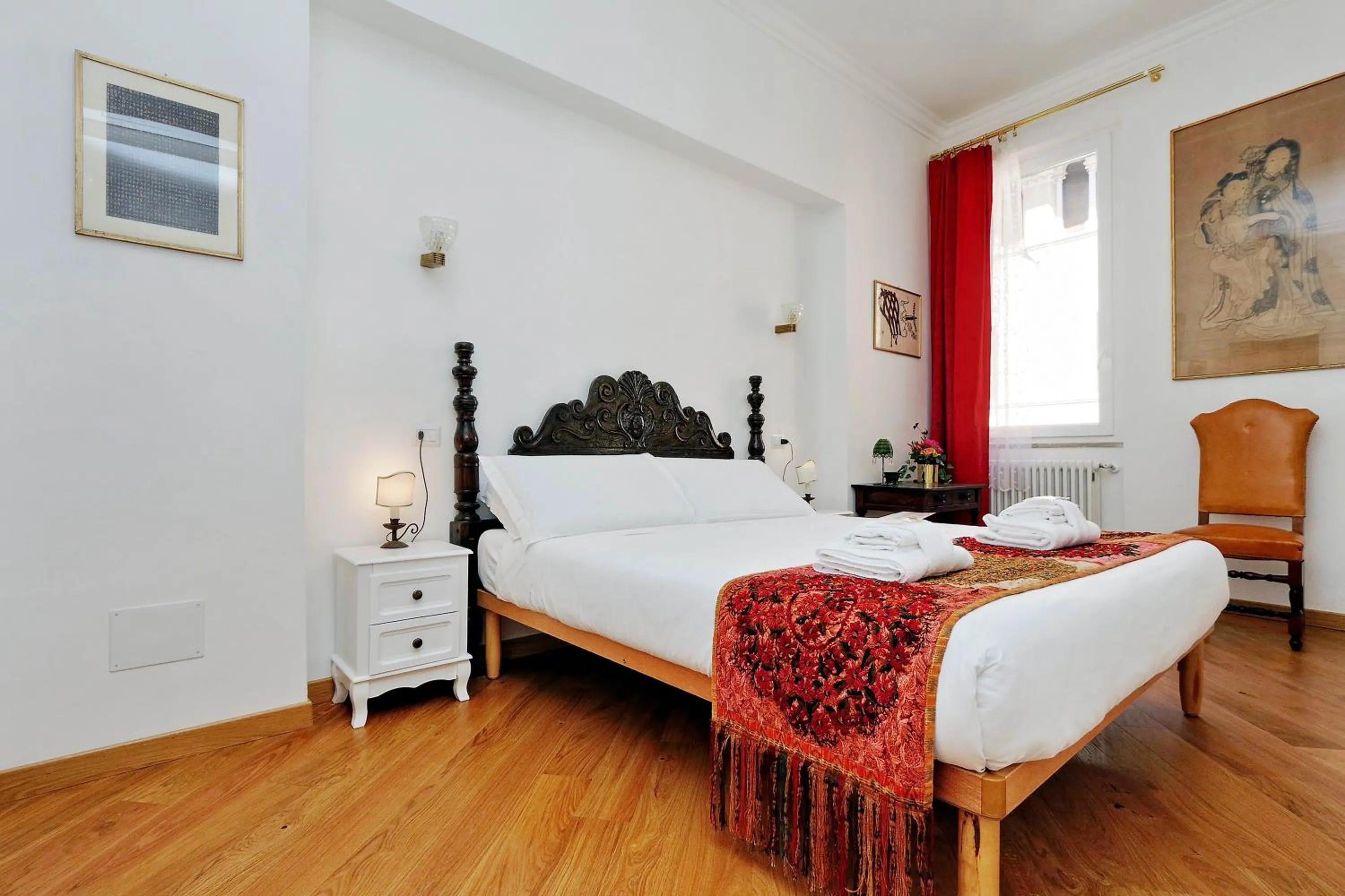 Bedroom, Bed in Sistina