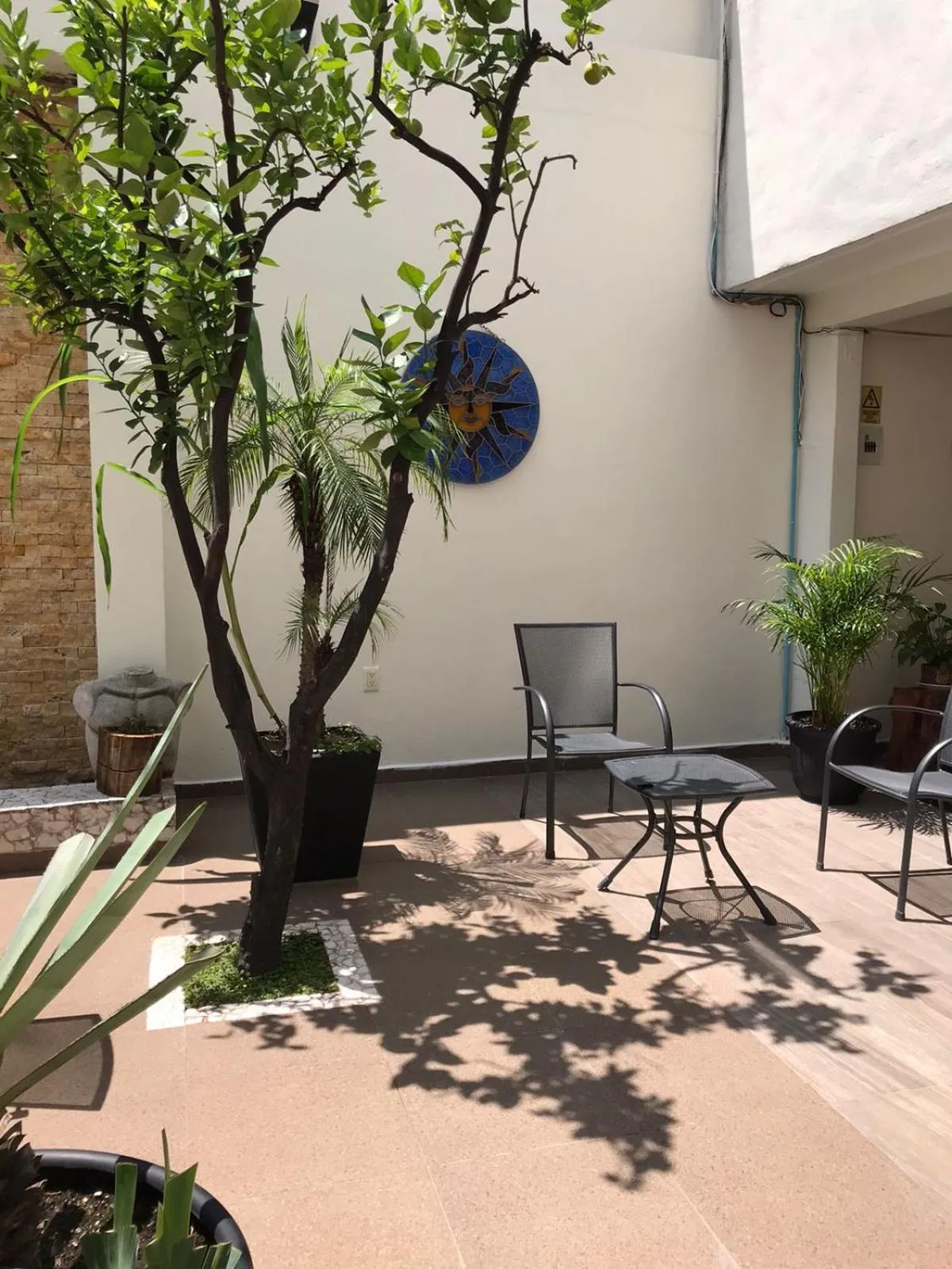 Patio in Hotel Boutique Yaocalli