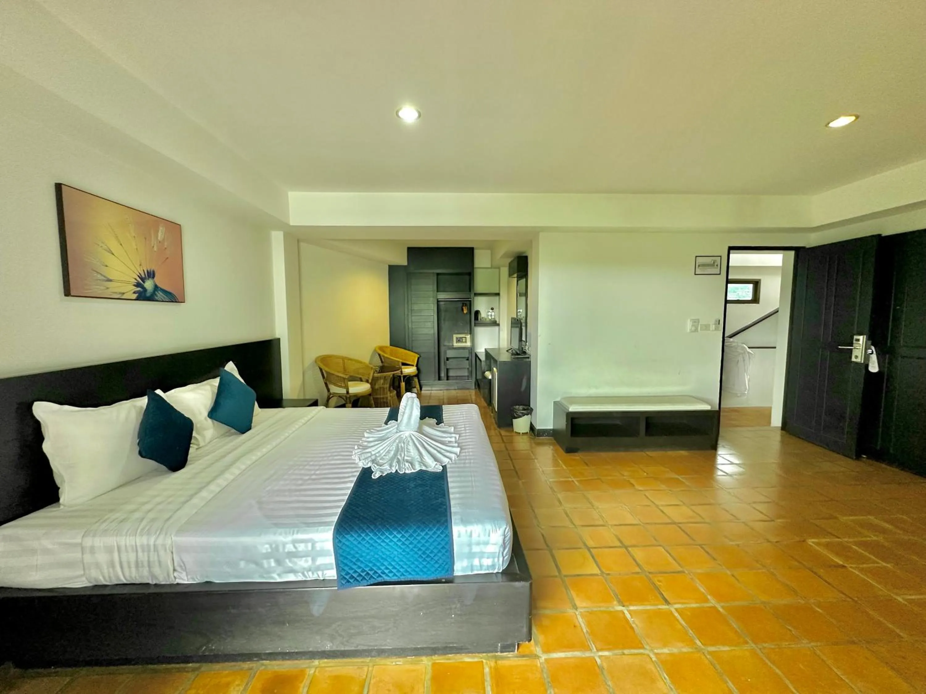 Living room, Bed in APK Resort Patong