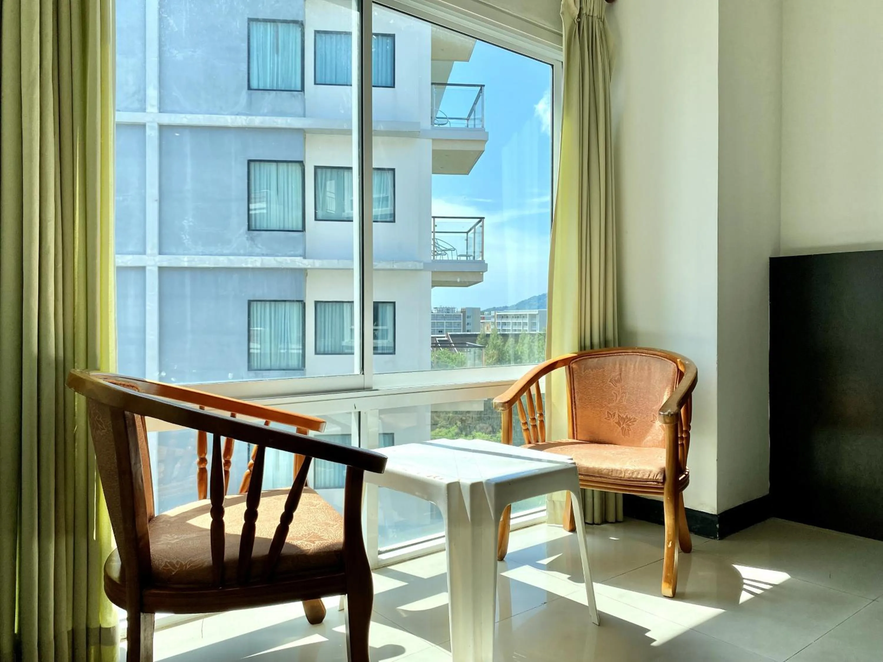 Seating area in APK Resort Patong