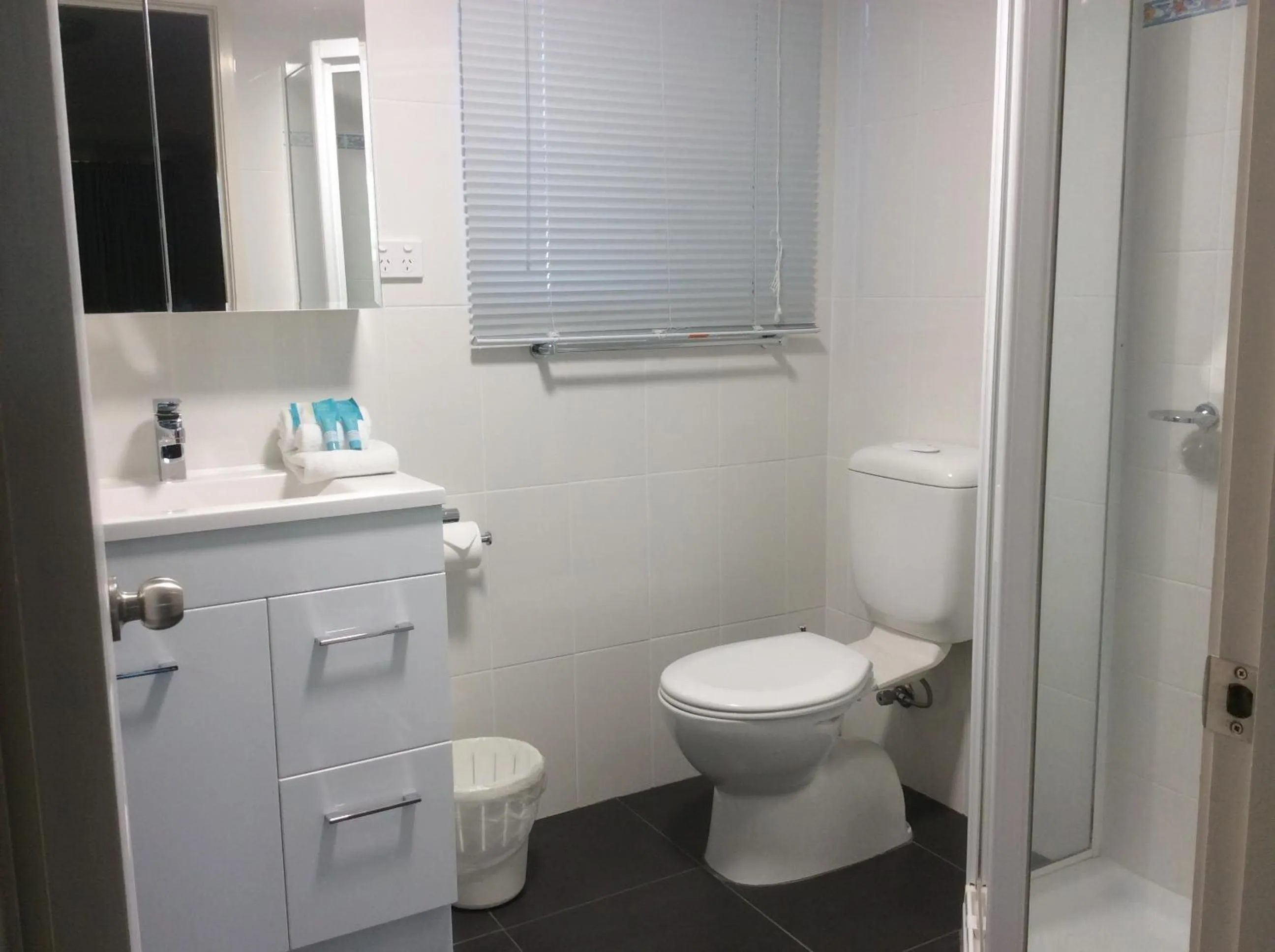 Toilet in Portobello Resort Apartments