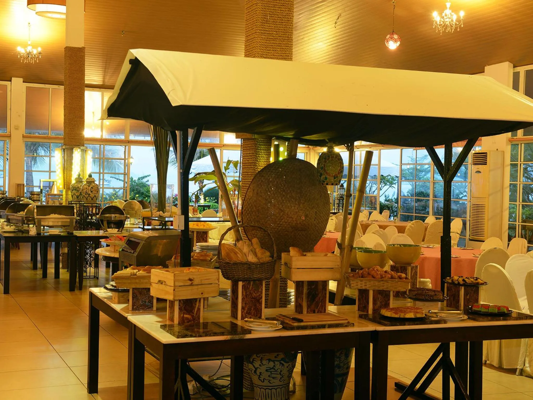 Buffet breakfast in Bella Vista Waterfront Resort, Kuah Langkawi