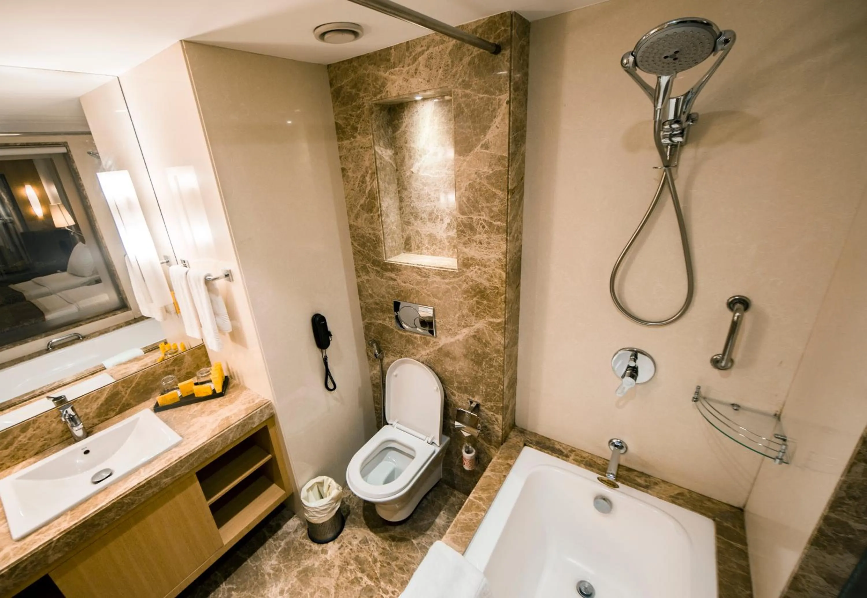 Toilet in Hotel Bawa International