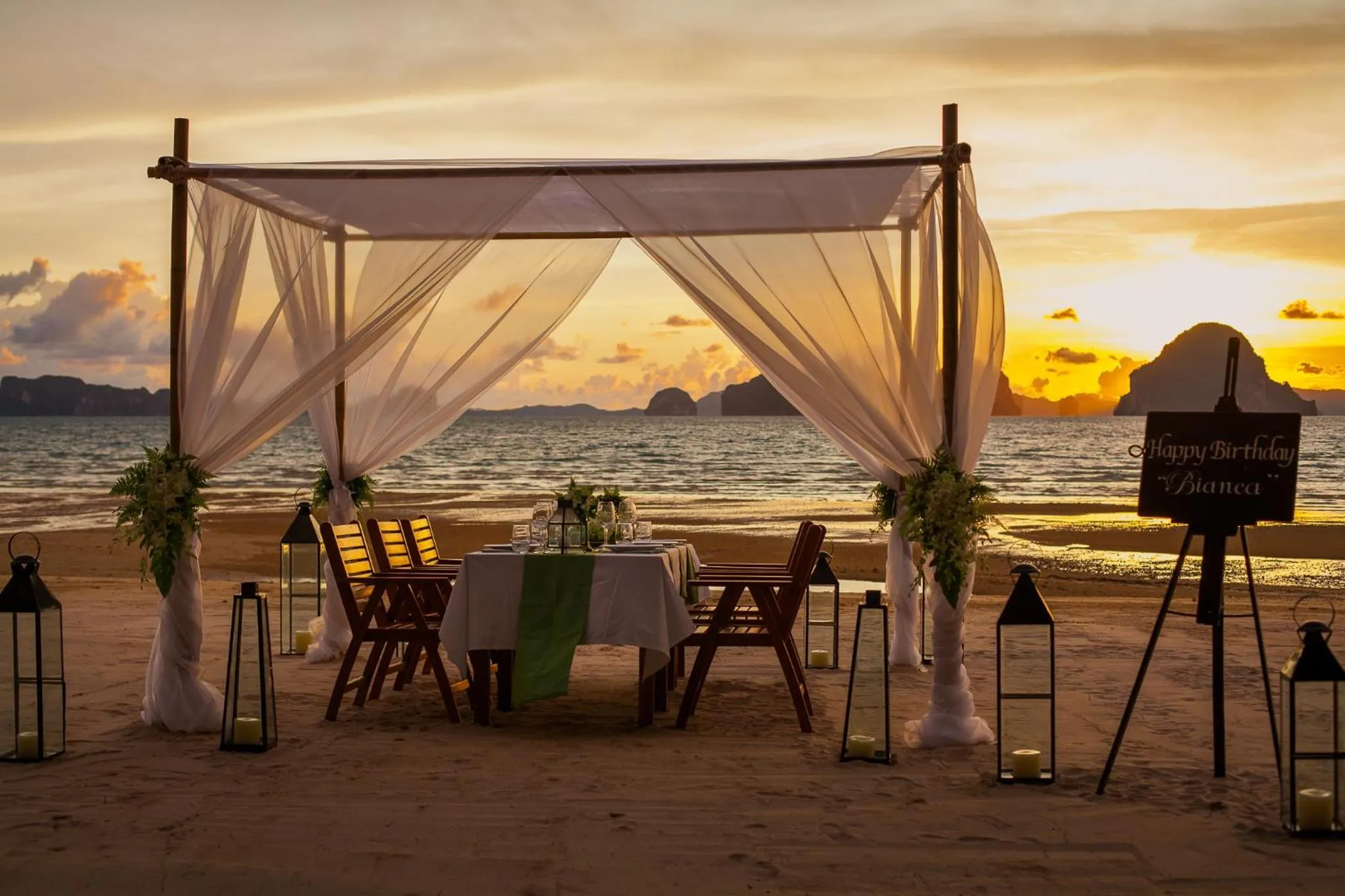 Dinner in Tup Kaek Sunset Beach Resort-SHA Plus