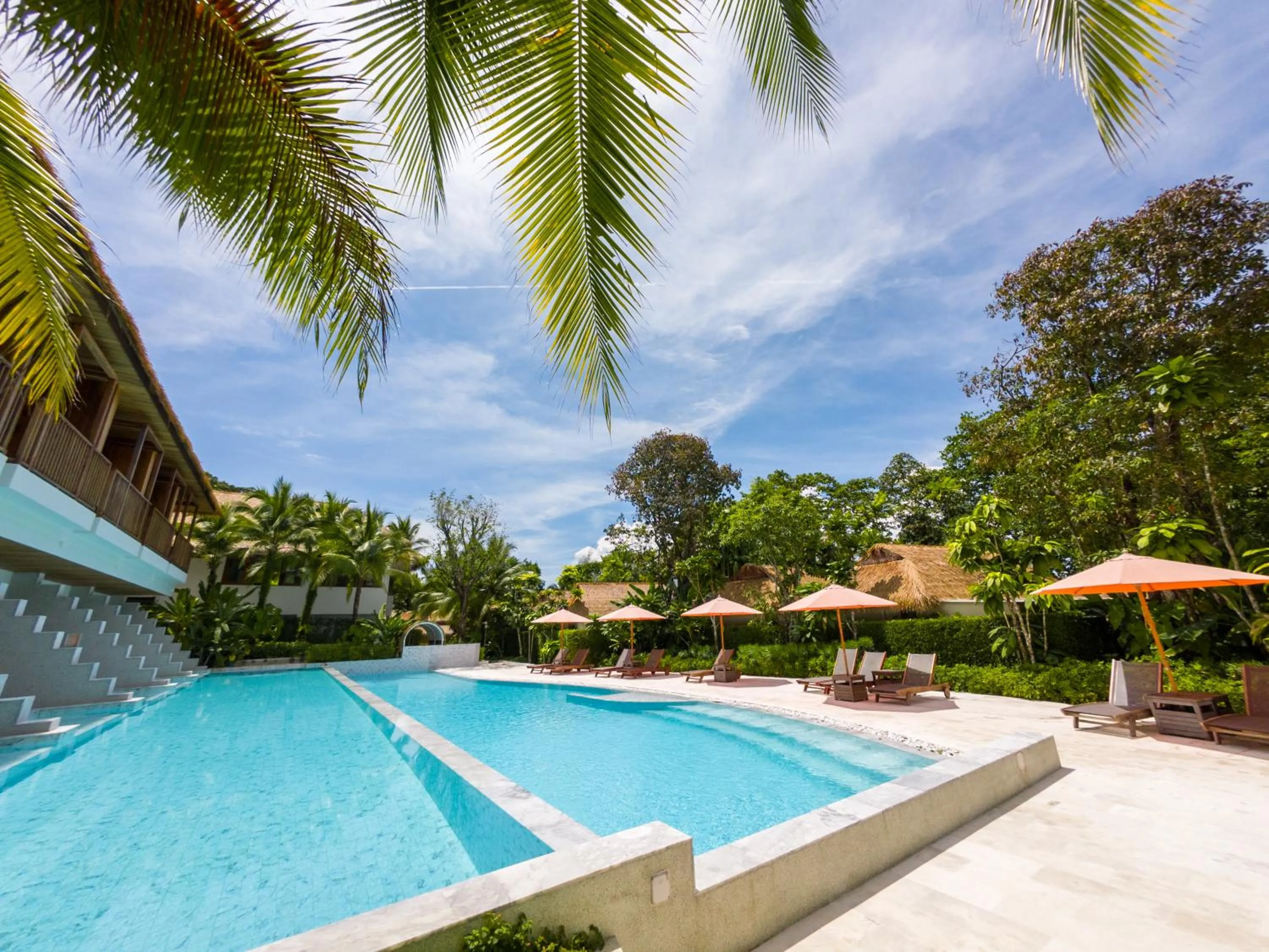 Swimming pool in Tup Kaek Sunset Beach Resort-SHA Plus