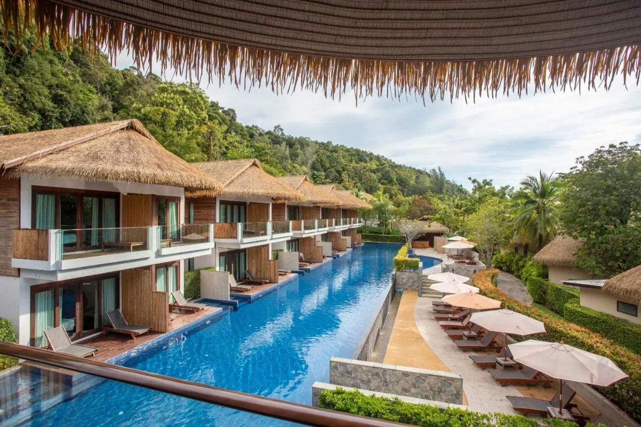 Pool view in Tup Kaek Sunset Beach Resort-SHA Plus