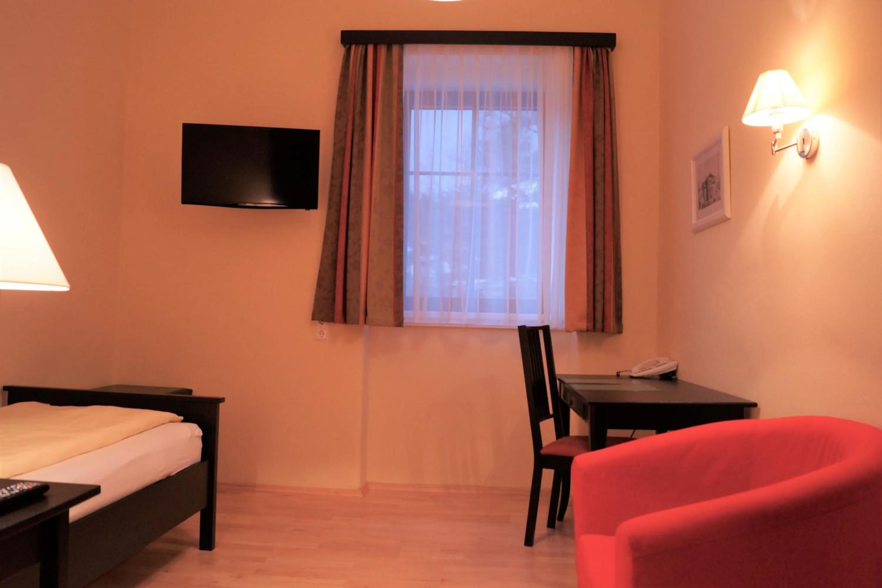 Seating area, Bed in Belvedere