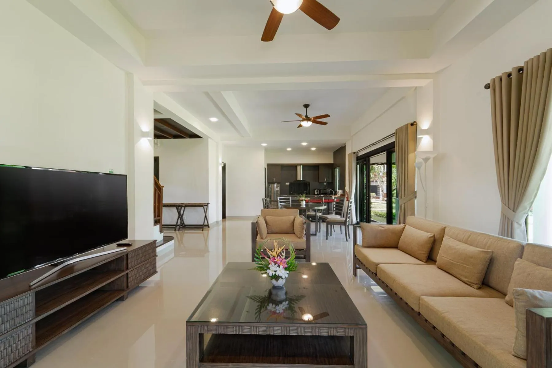 Living room in Banyu Biru Villa