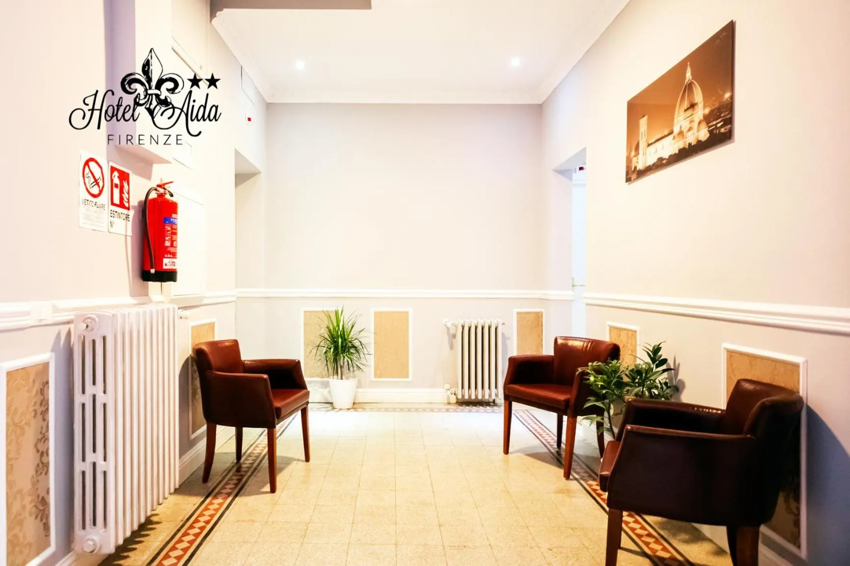 Lobby or reception in Hotel Aida