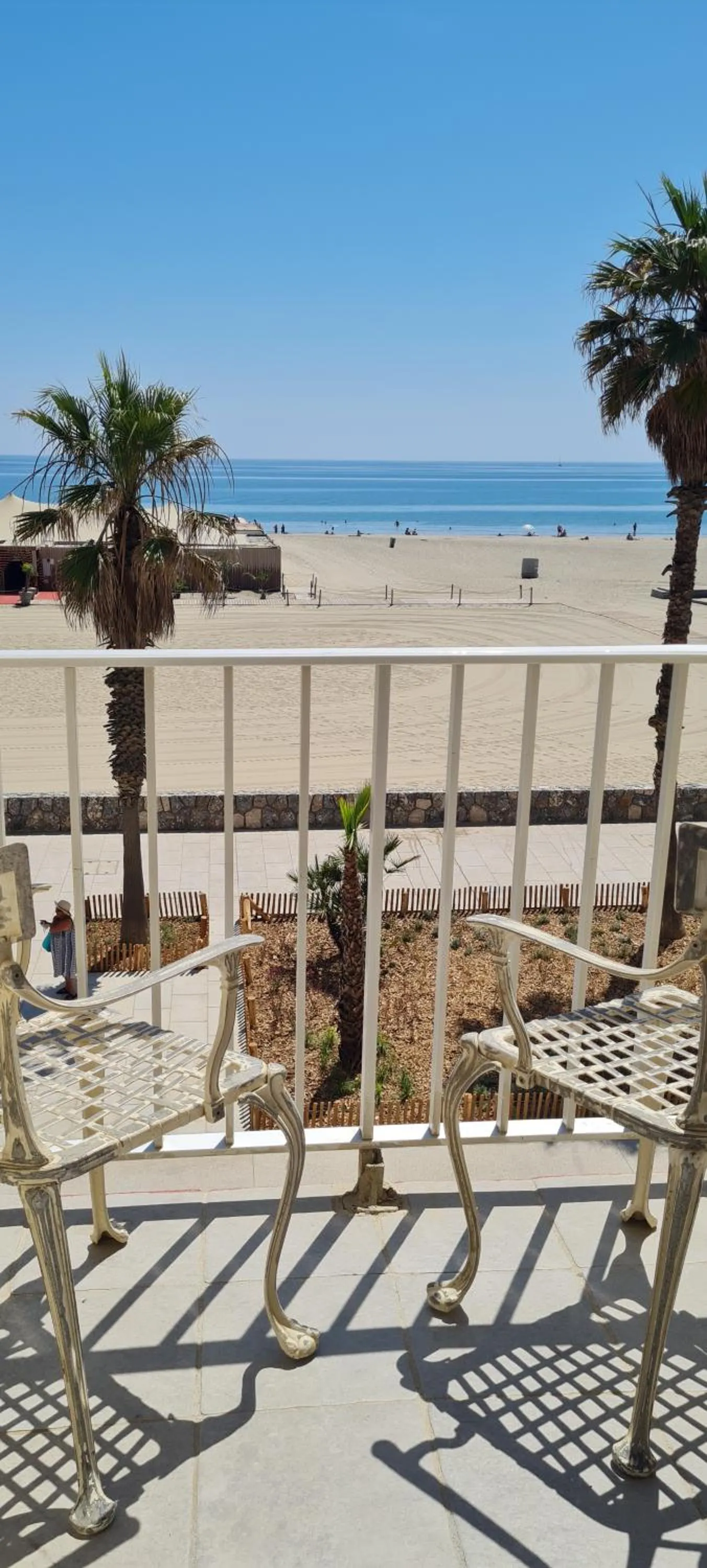 Balcony/Terrace in Hotel Saint Georges, Face à la mer