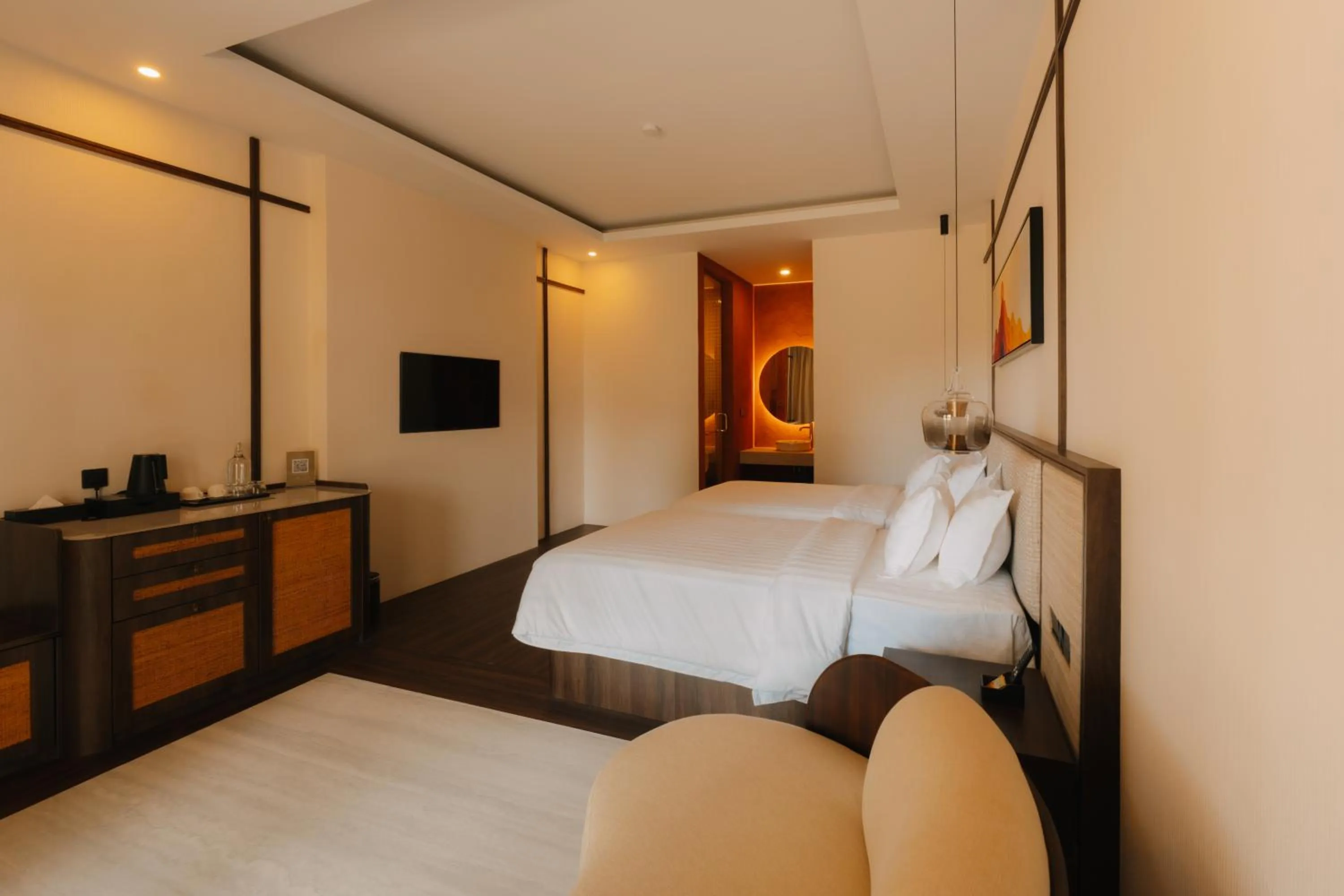 Bed in KTM Resort Batam