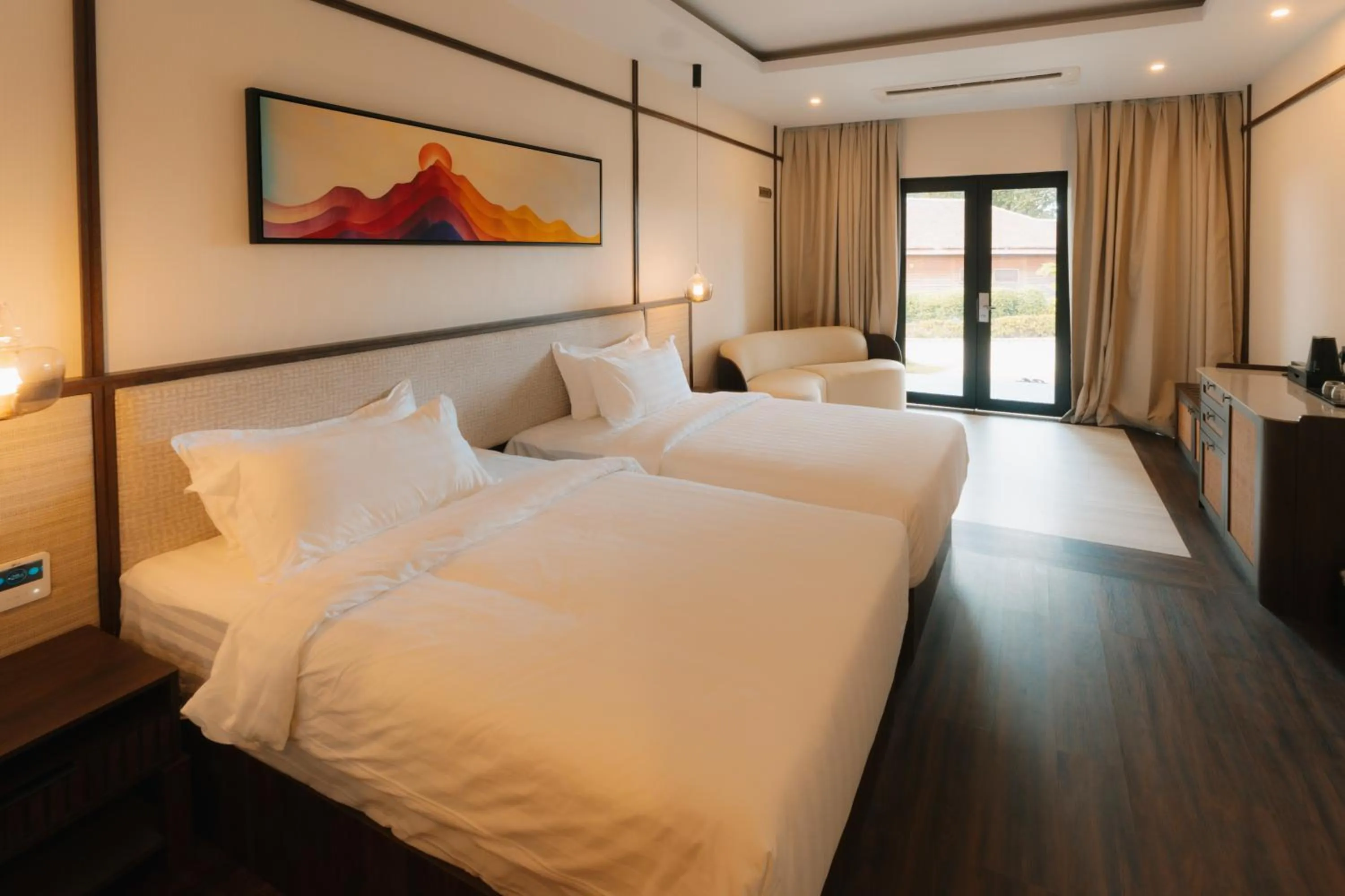 Bed in KTM Resort Batam