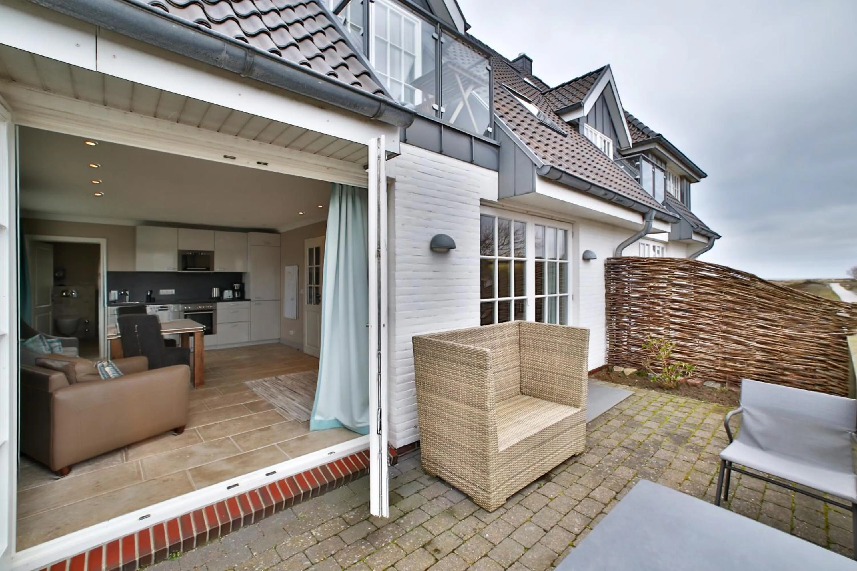 Balcony/Terrace in ApartHotel Seepferdchen